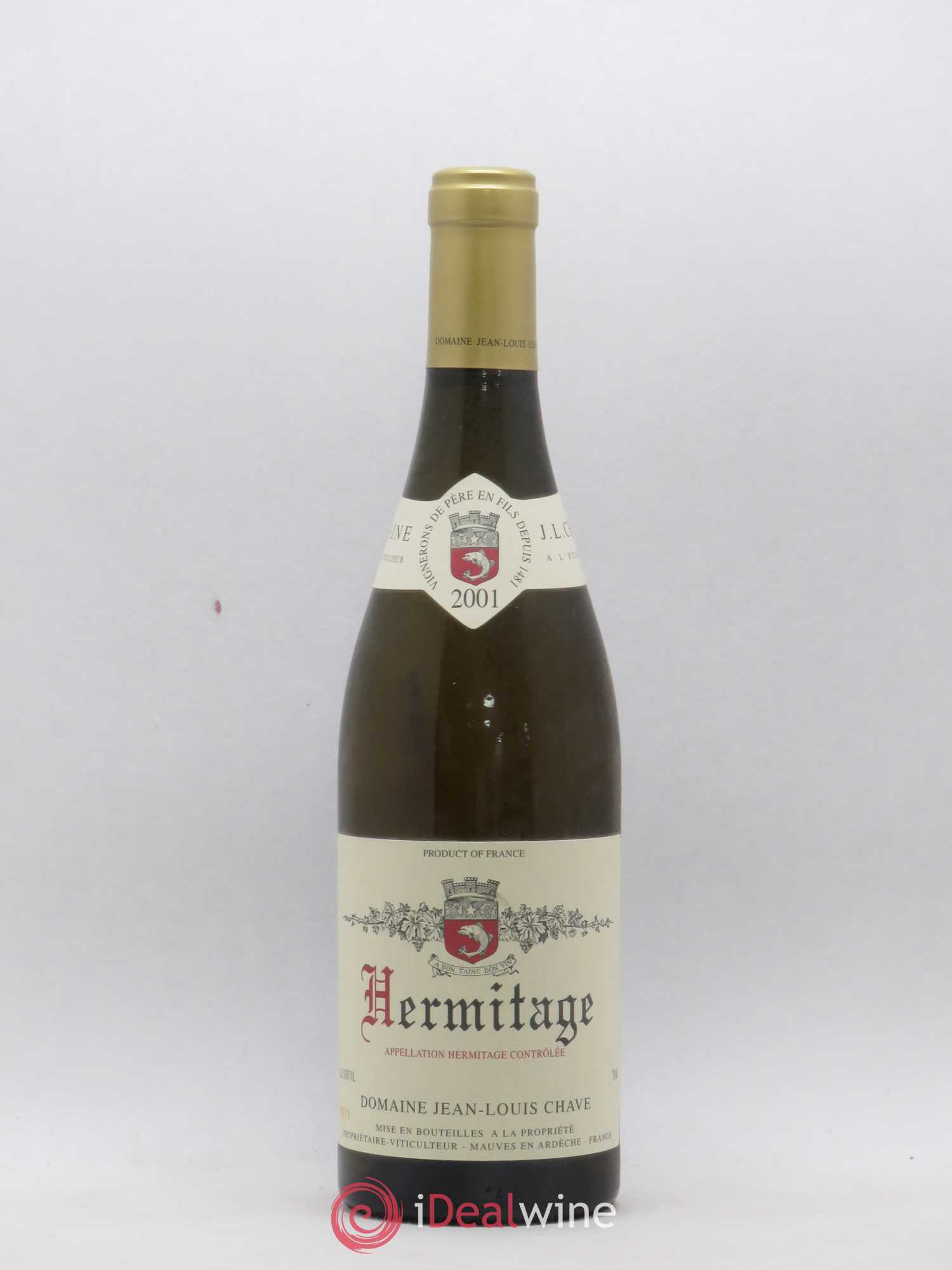 Hermitage Jean-Louis Chave 2001 - Lot de 1 bouteille - 0
