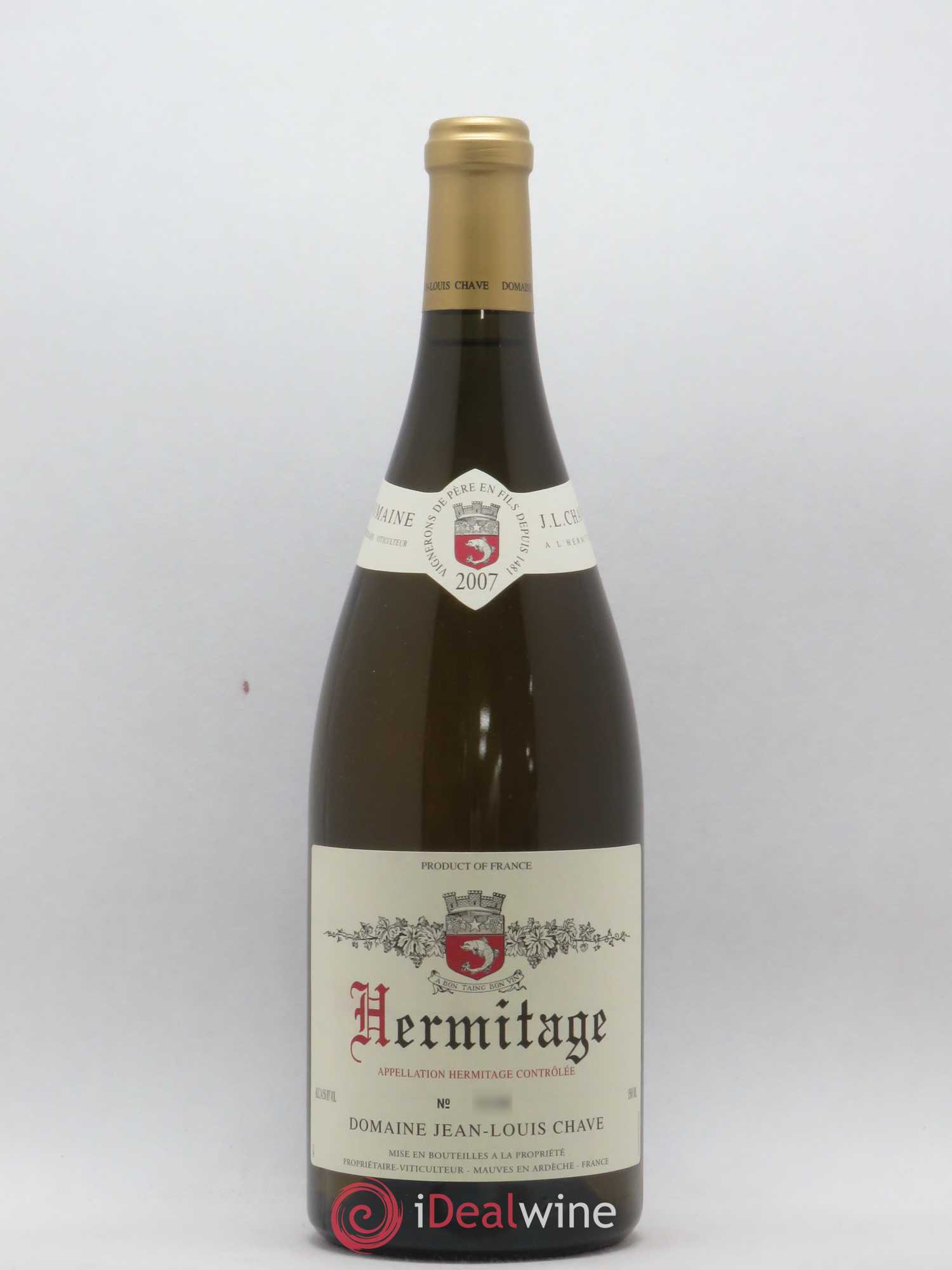 Hermitage Jean-Louis Chave 2007 - Lot de 1 magnum - 0