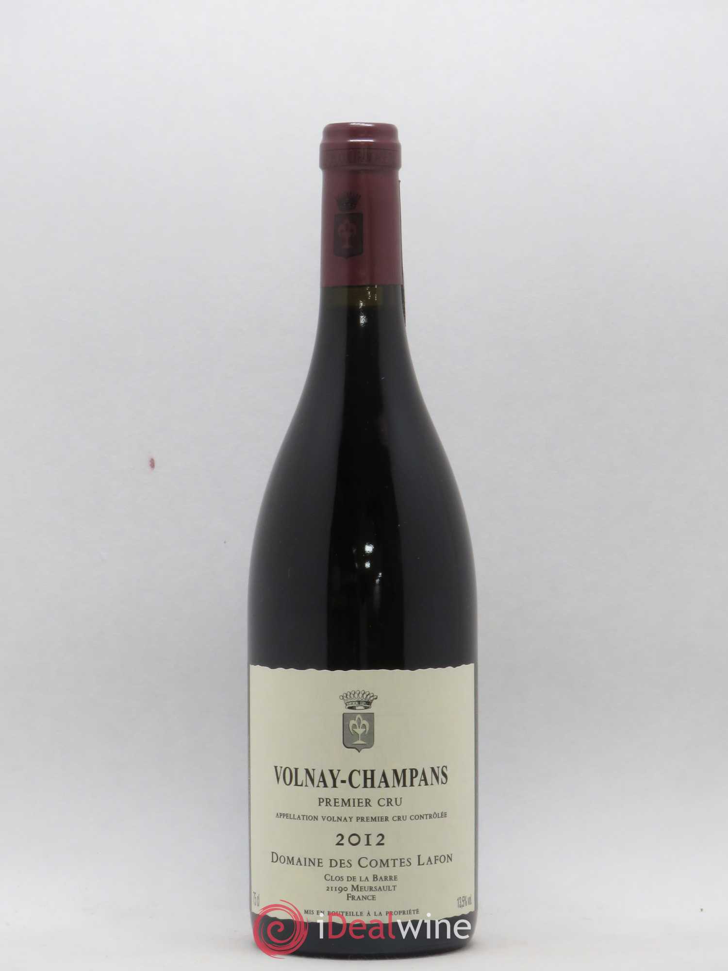 Volnay 1er Cru Champans Comtes Lafon (Domaine des) 2012 - Lot de 1 bouteille - 0