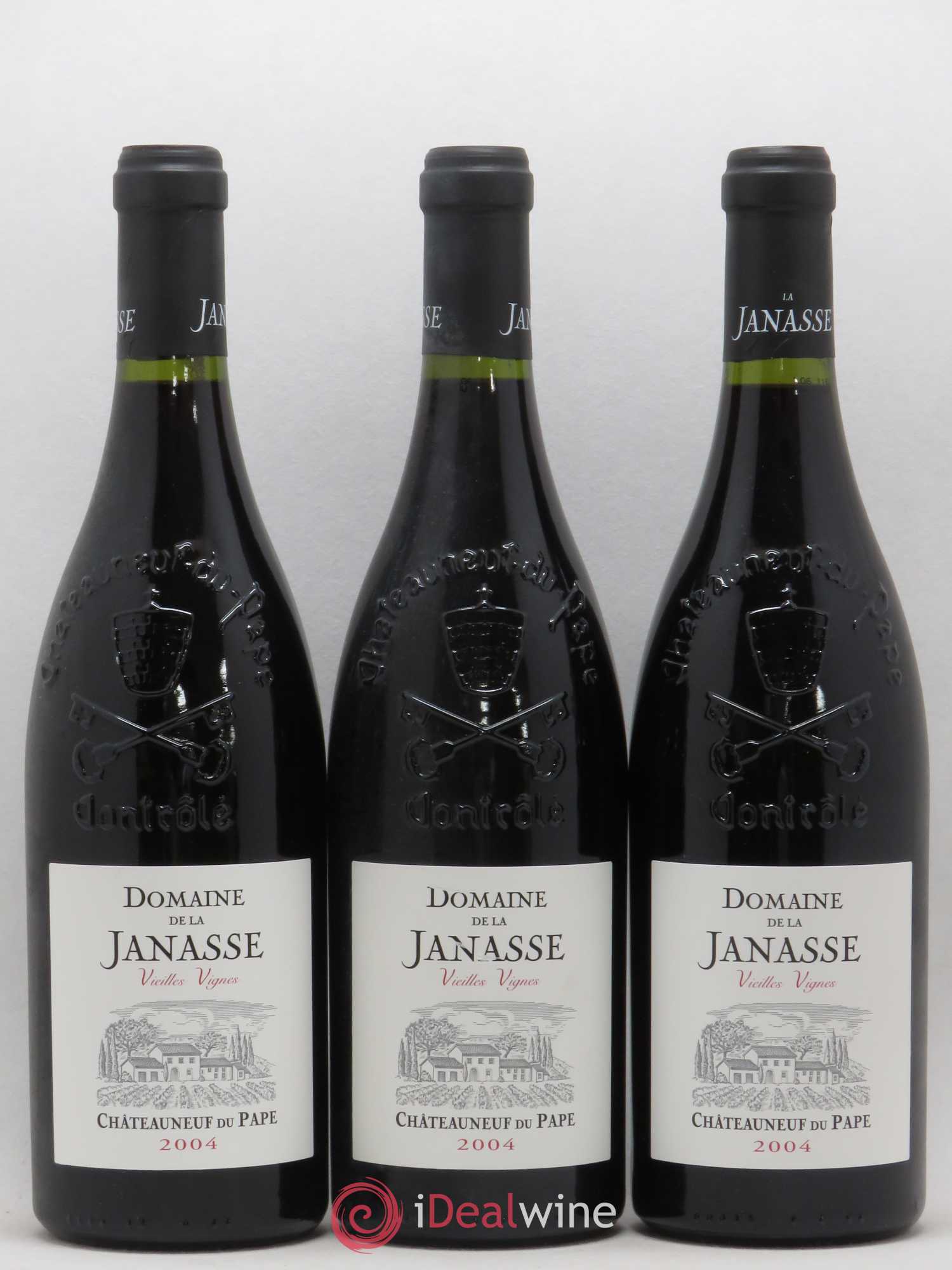 Châteauneuf-du-Pape Cuvée Vieilles Vignes La Janasse (Domaine de) 2004 - Lot de 3 bouteilles - 0