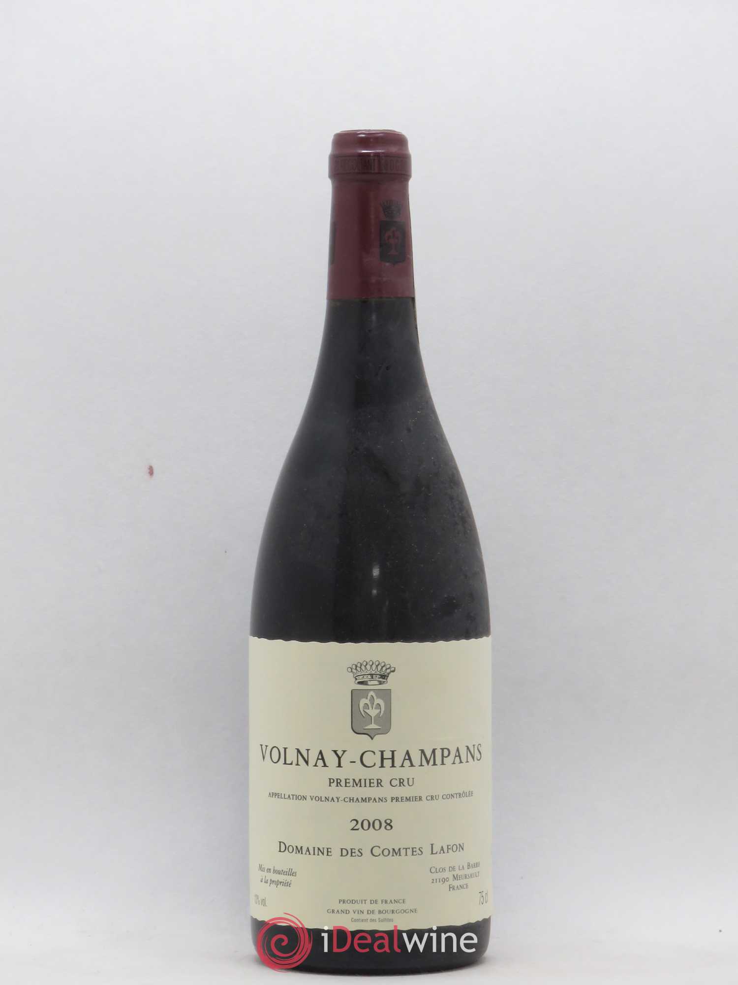 Volnay 1er Cru Champans Comtes Lafon (Domaine des) 2008 - Lot de 1 bouteille - 0