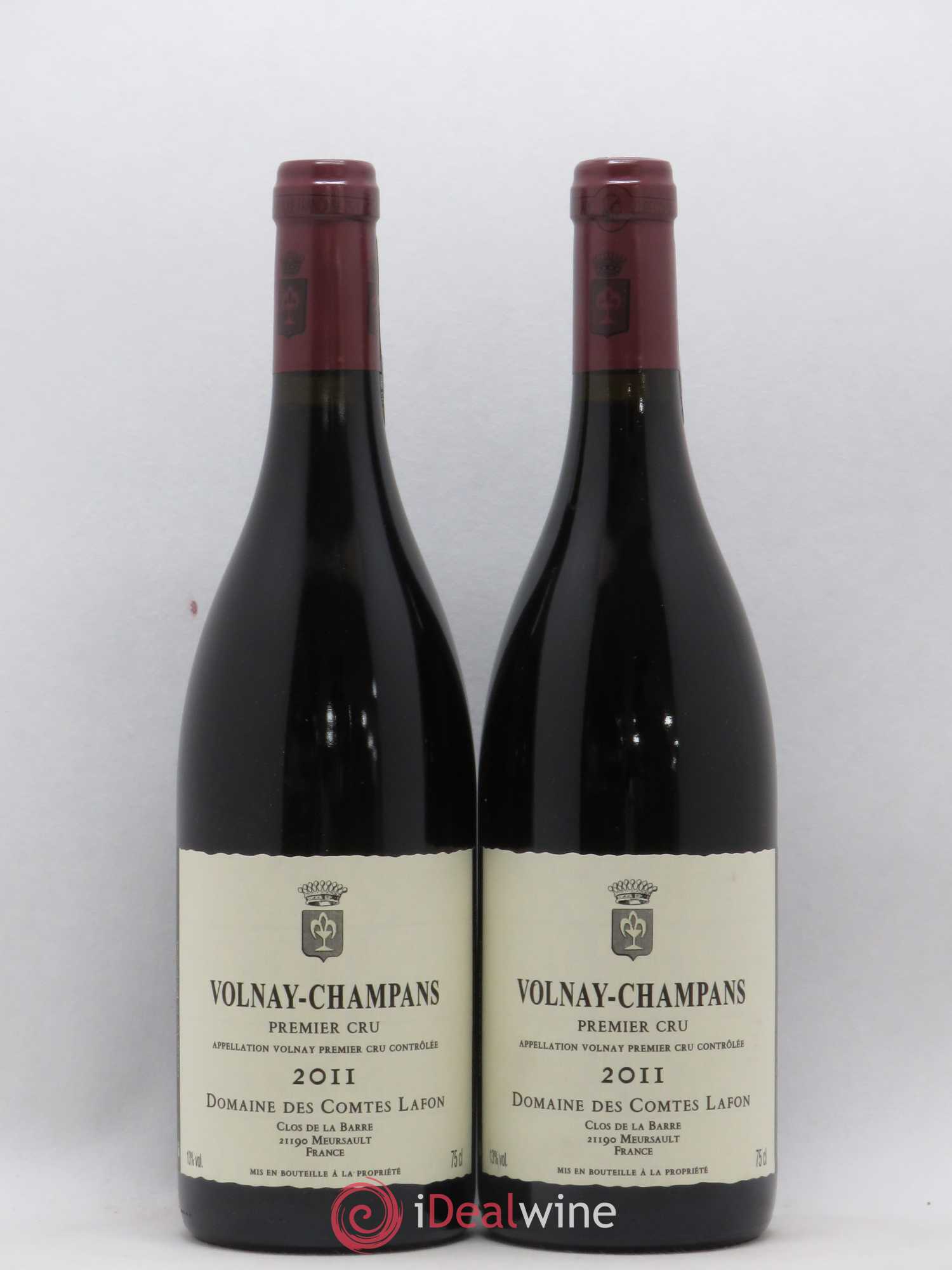 Volnay 1er Cru Champans Comtes Lafon (Domaine des) 2011 - Lot de 2 bouteilles - 0