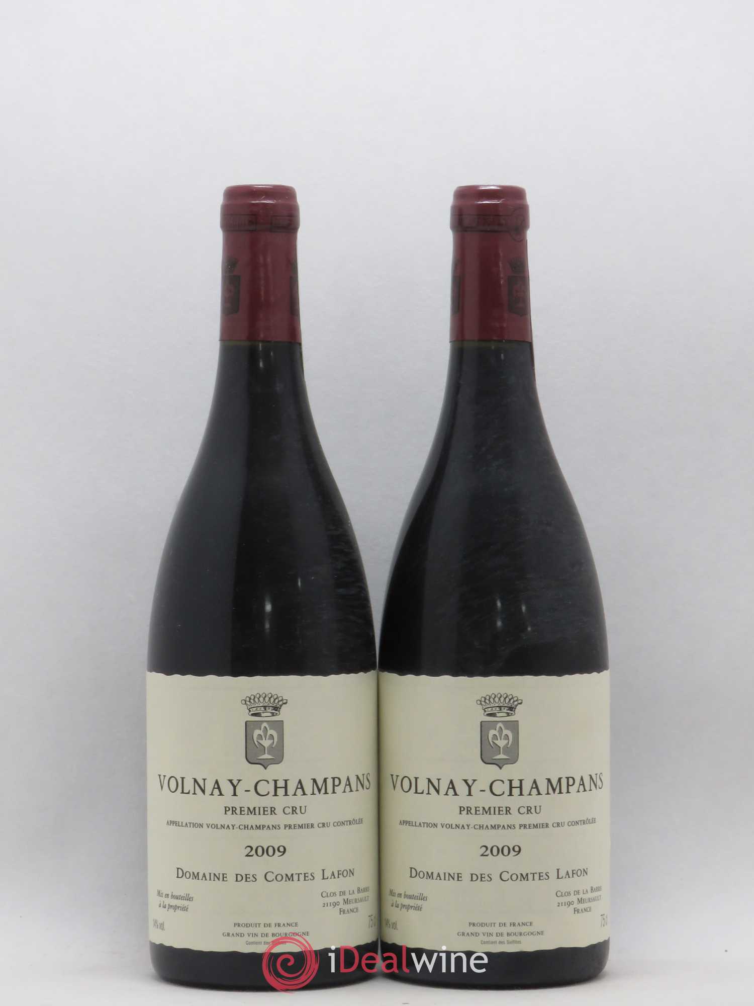 Volnay 1er Cru Champans Comtes Lafon (Domaine des) 2009 - Lot de 2 bouteilles - 0