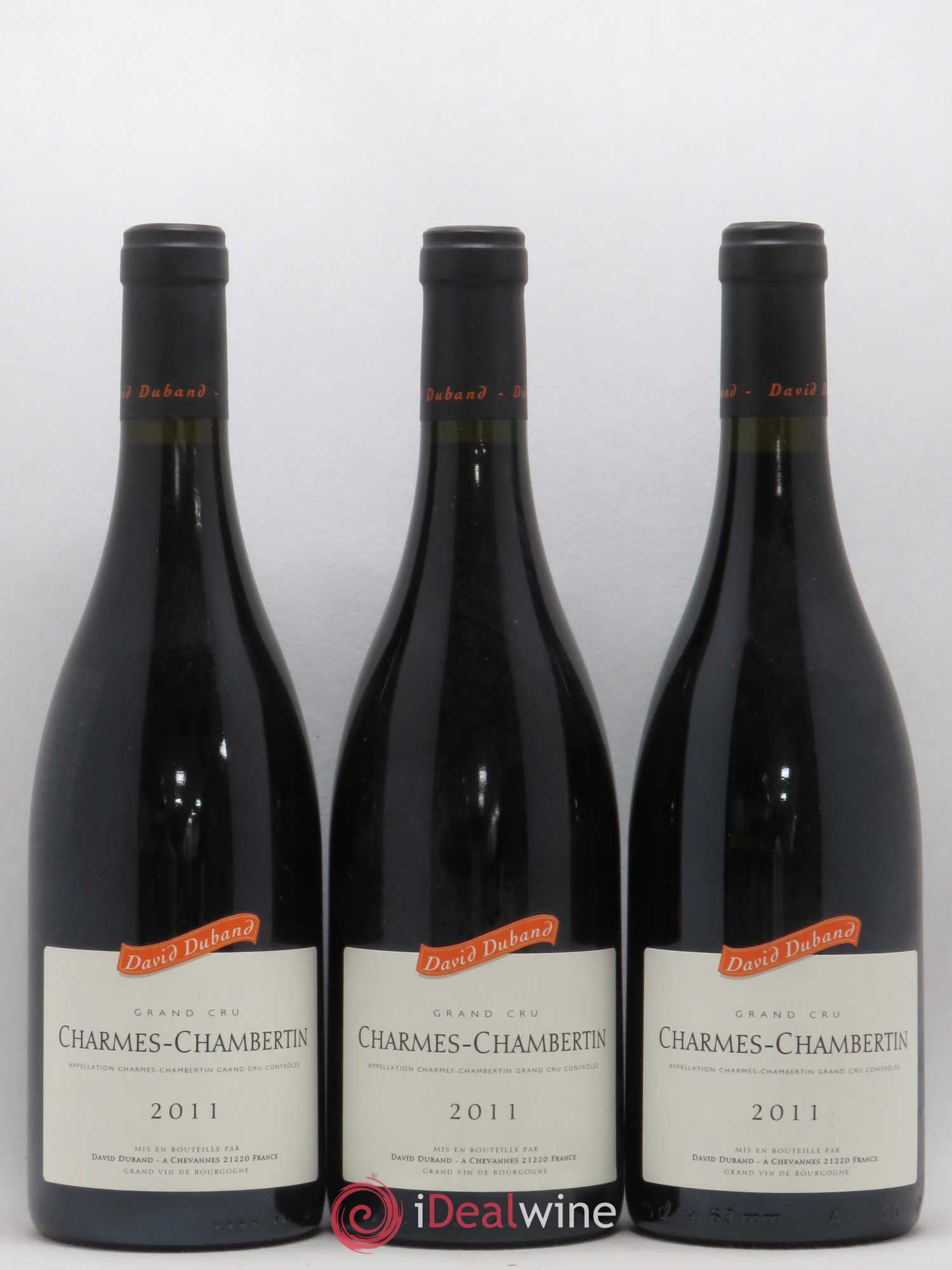 Charmes-Chambertin Grand Cru David Duband (Domaine) 2011 - Lot de 3 bouteilles - 0