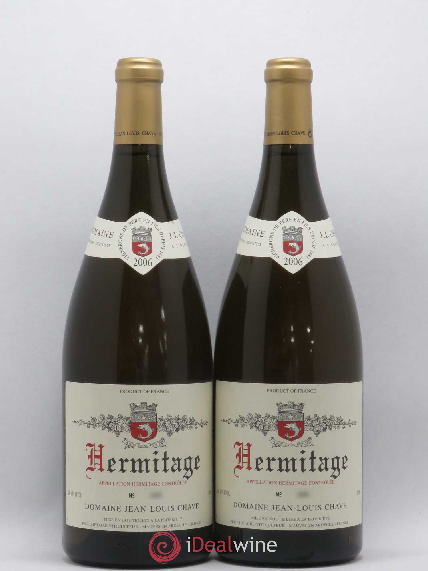 Hermitage Jean-Louis Chave 2006 - Lot de 2 magnums - 0