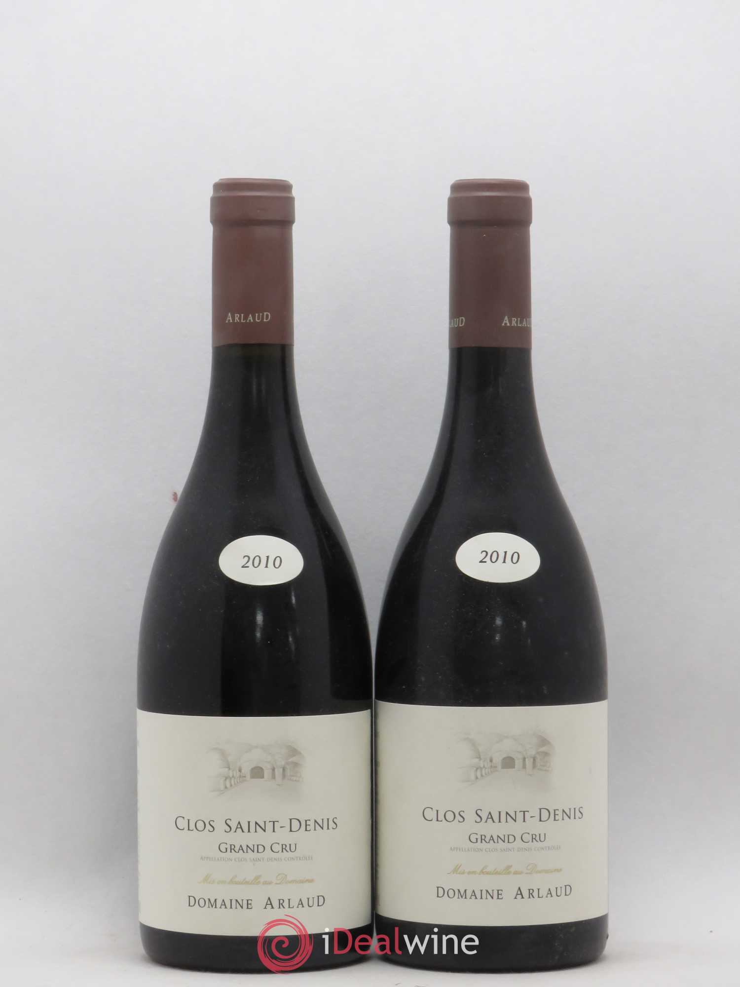 Clos Saint-Denis Grand Cru Arlaud 2010 - Lot de 2 bouteilles - 0