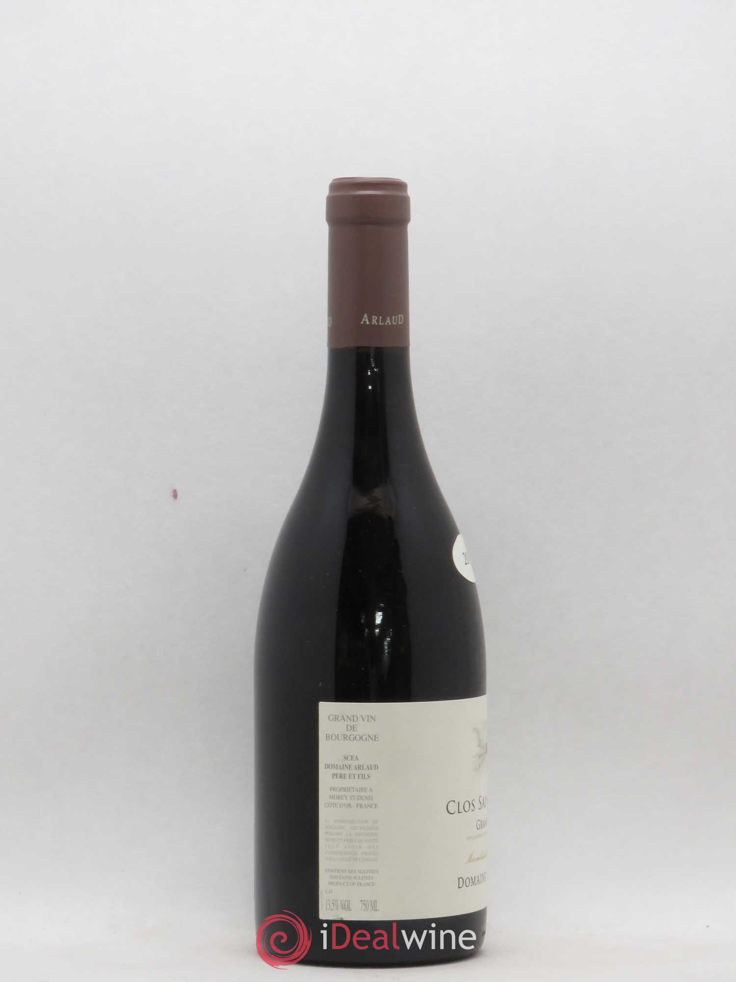 Clos Saint-Denis Grand Cru Arlaud 2010 - Lot de 1 bouteille - 1