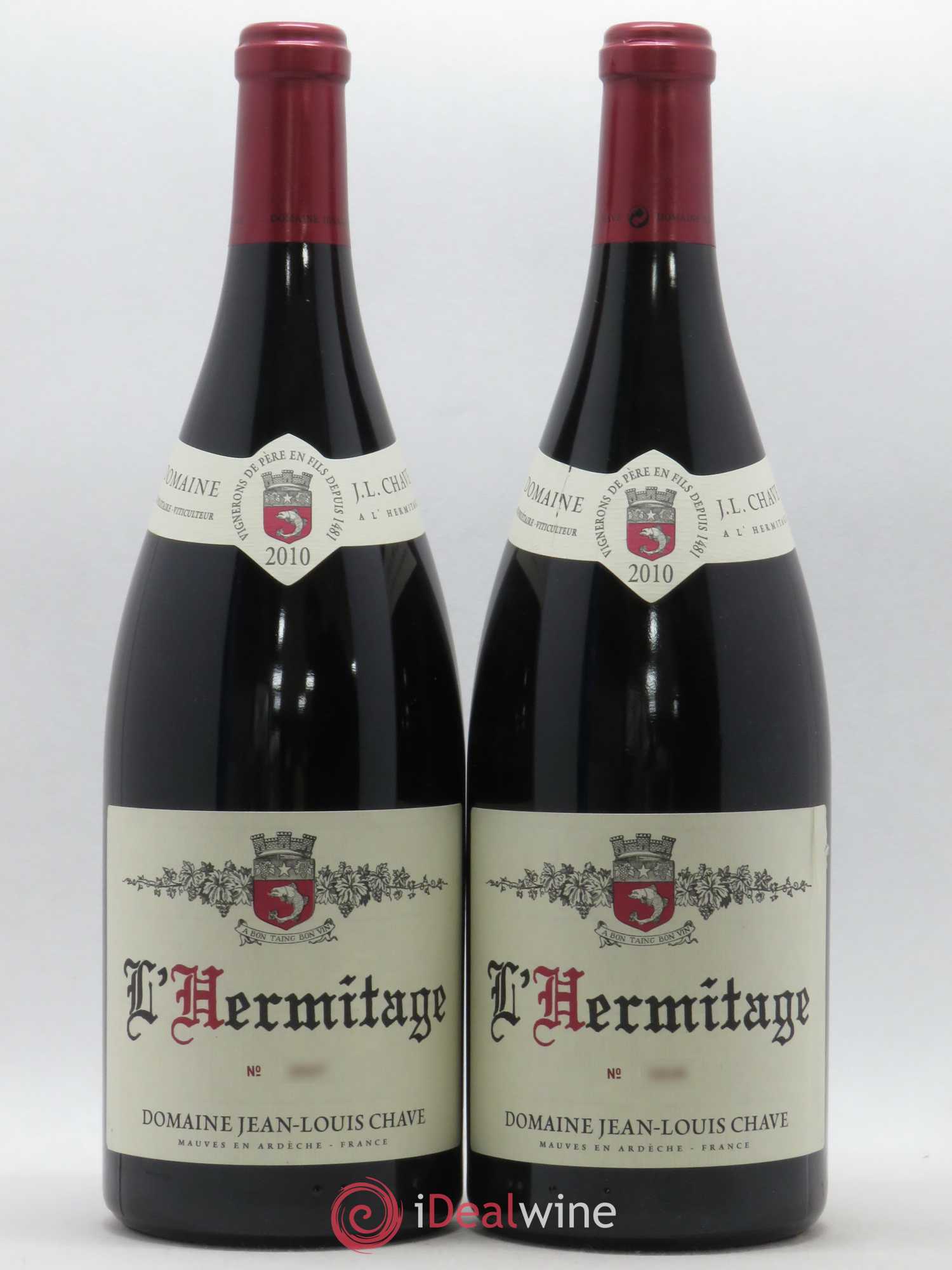 Hermitage Jean-Louis Chave 2010 - Lot de 2 magnums - 0