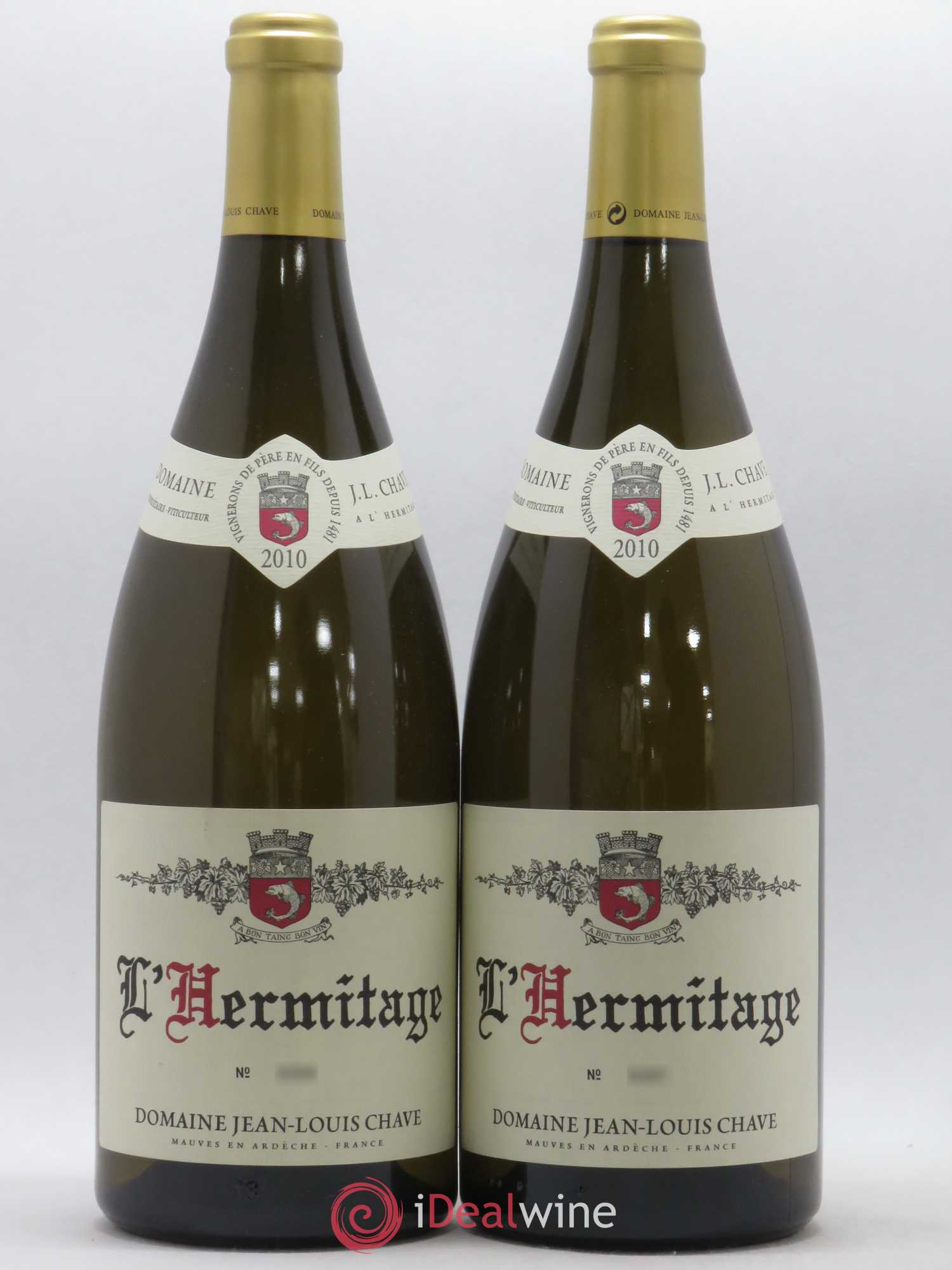 Hermitage Jean-Louis Chave 2010 - Lot de 2 magnums - 0