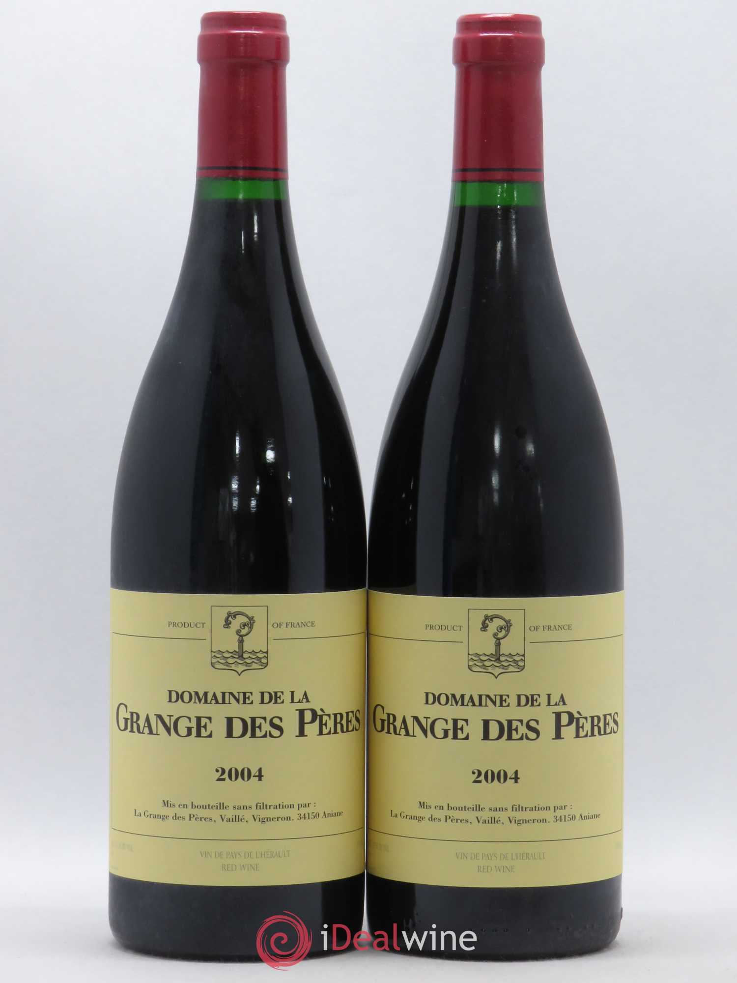 Pays d'Hérault Grange des Pères Laurent Vaillé 2004 - Lot de 2 bouteilles - 0