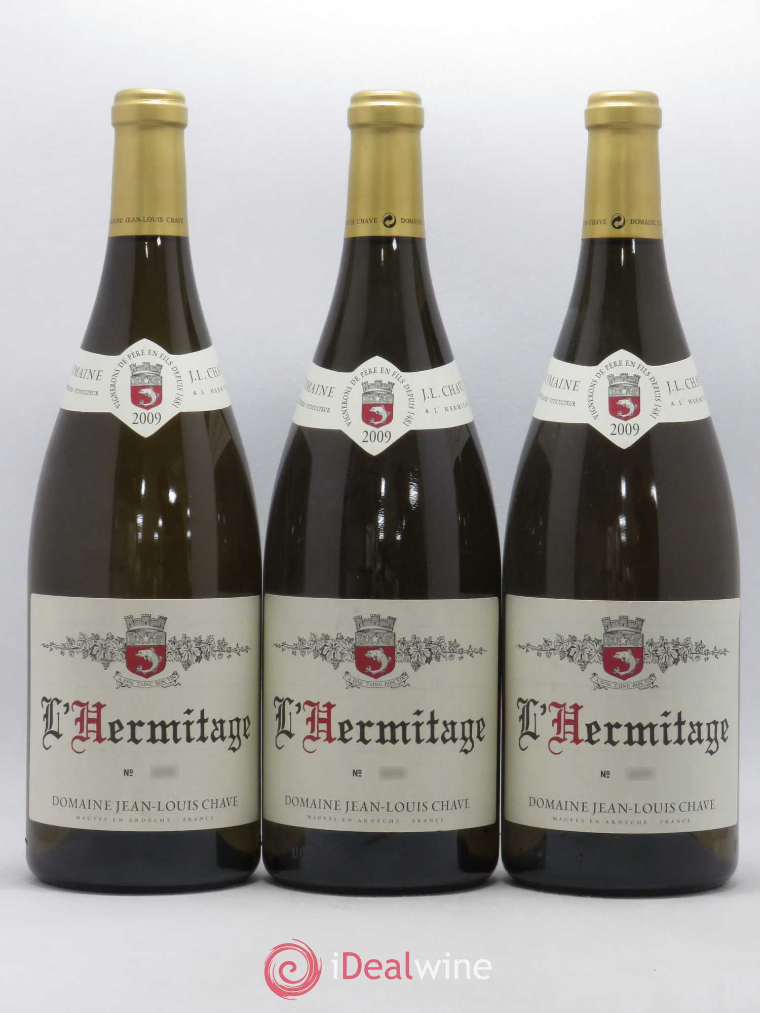 Hermitage Jean-Louis Chave 2009 - Lot de 3 magnums - 0