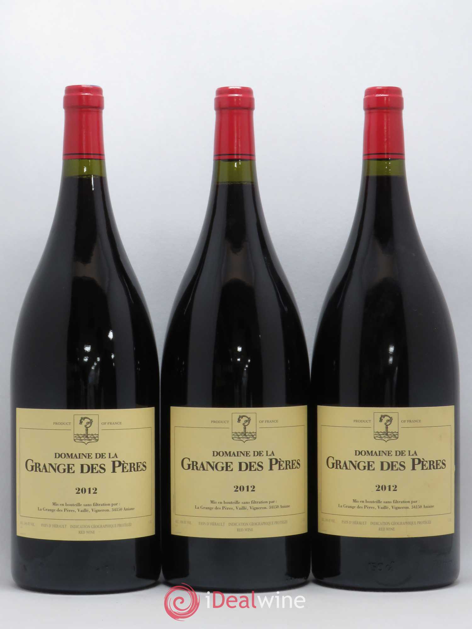 Pays d'Hérault Grange des Pères Laurent Vaillé 2012 - Lot de 3 magnums - 0