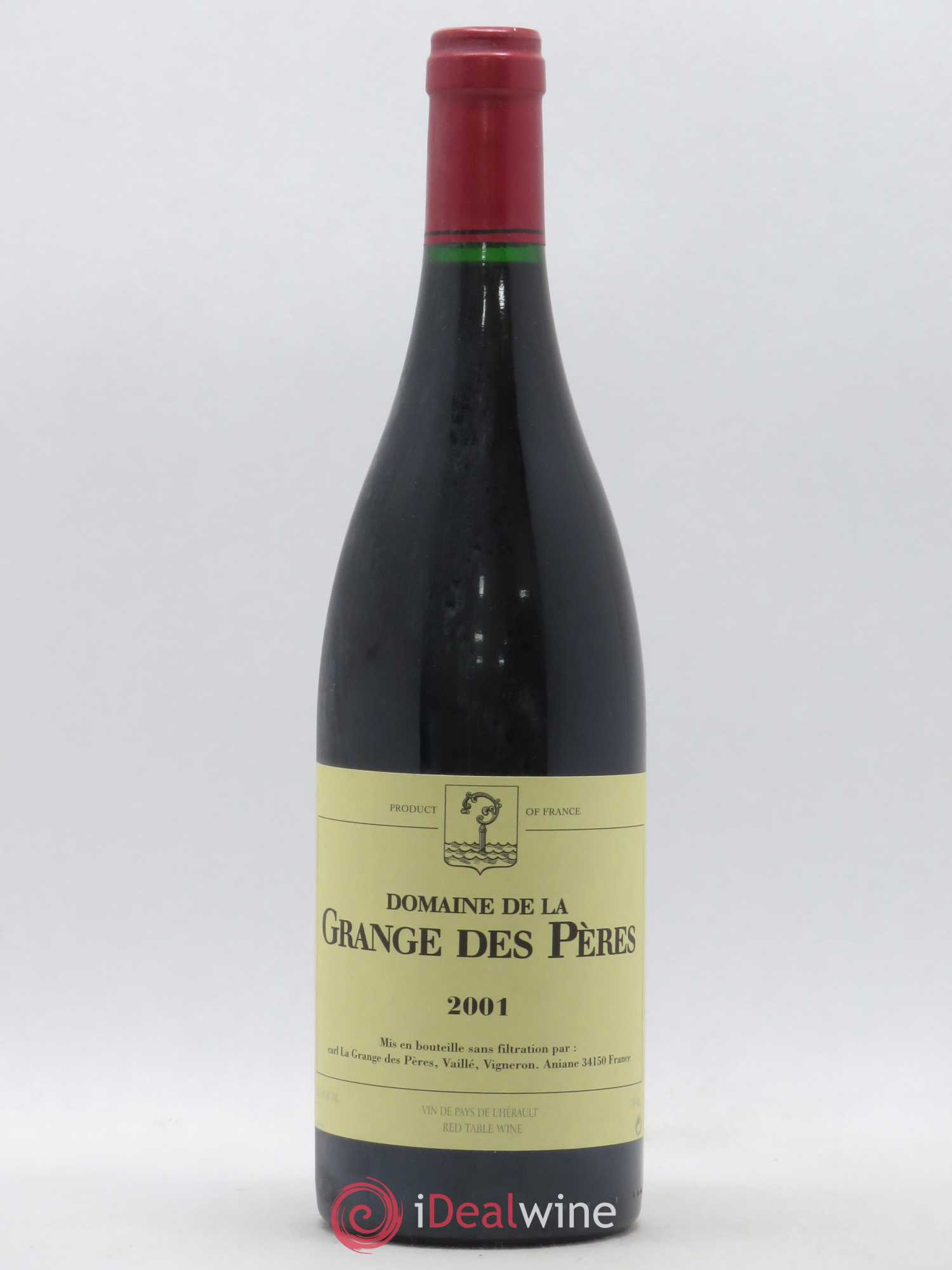 Pays d'Hérault Grange des Pères Laurent Vaillé 2001 - Lot de 1 bouteille - 0