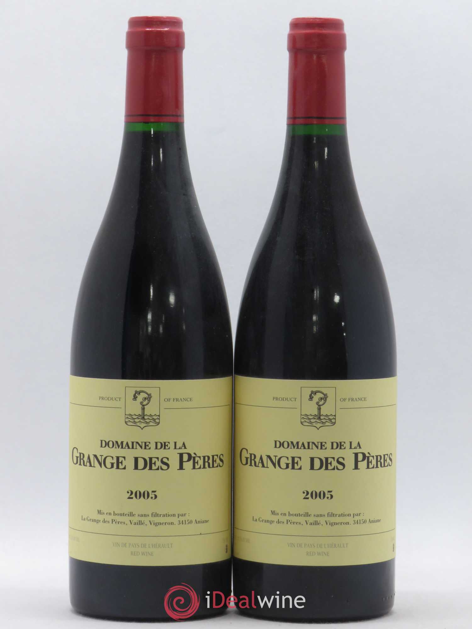Pays d'Hérault Grange des Pères Laurent Vaillé 2005 - Lot de 2 bouteilles - 0