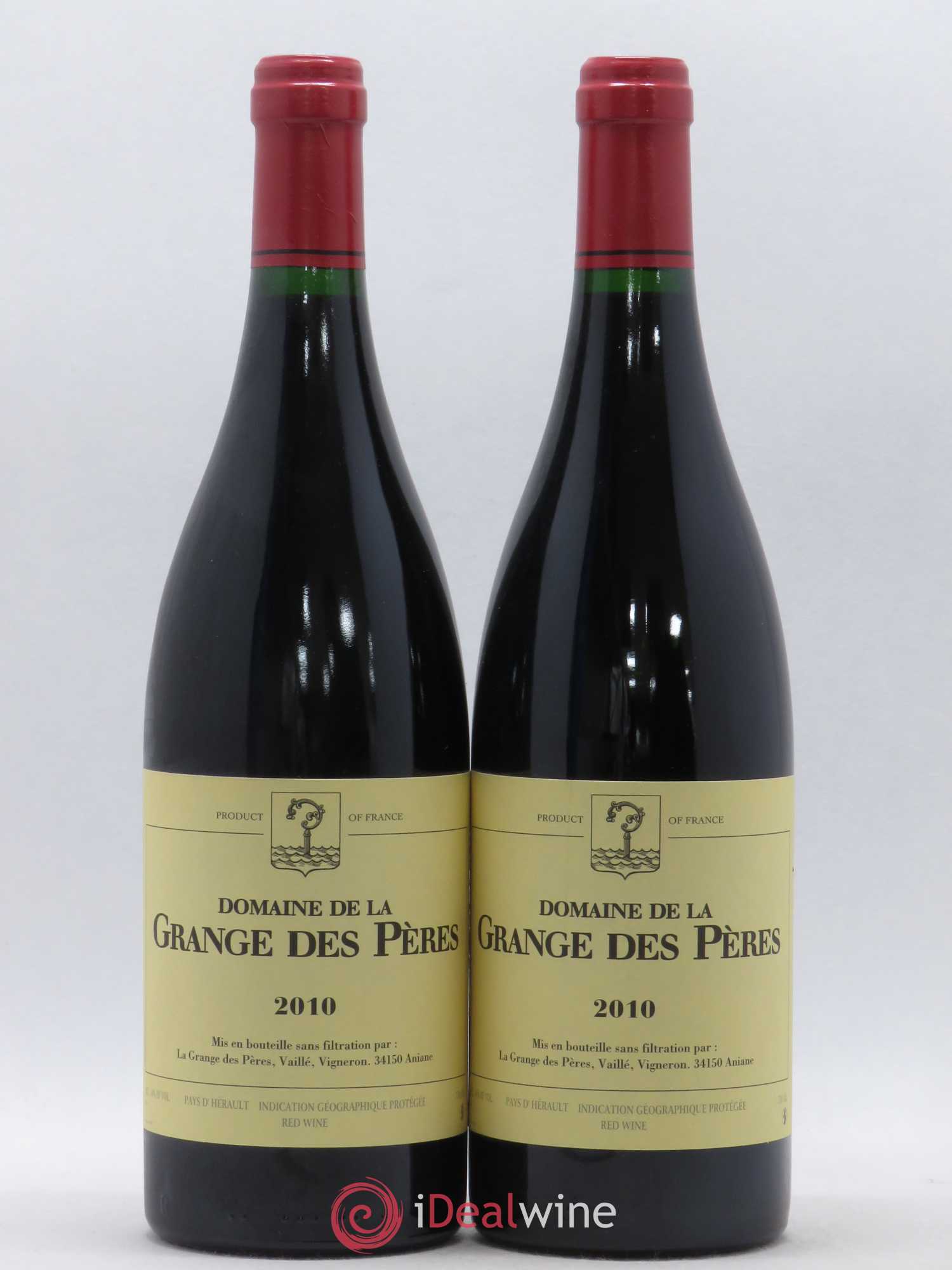 Pays d'Hérault Grange des Pères Laurent Vaillé 2010 - Lot de 2 bouteilles - 0