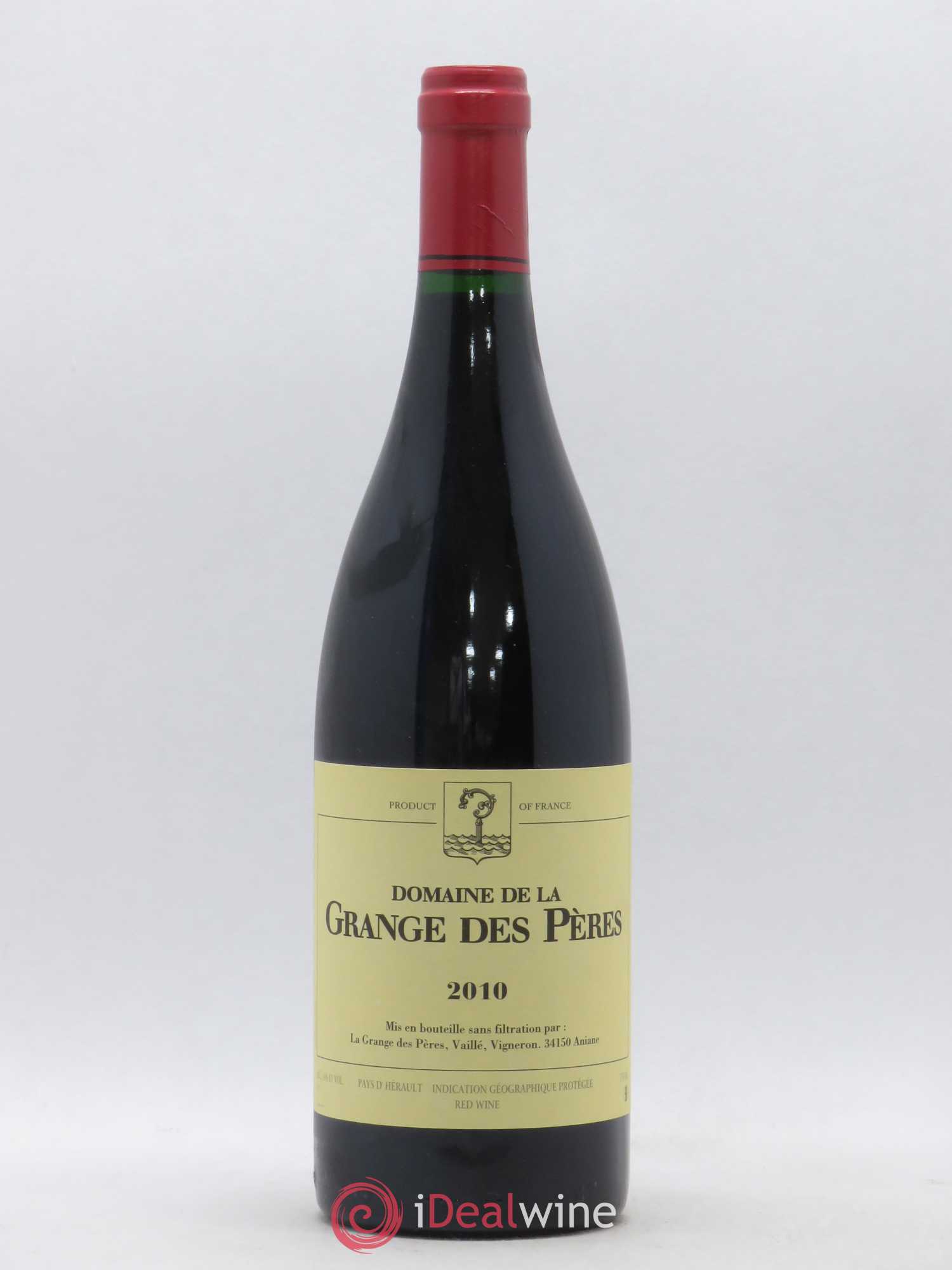 Pays d'Hérault Grange des Pères Laurent Vaillé 2010 - Lot de 1 bouteille - 0