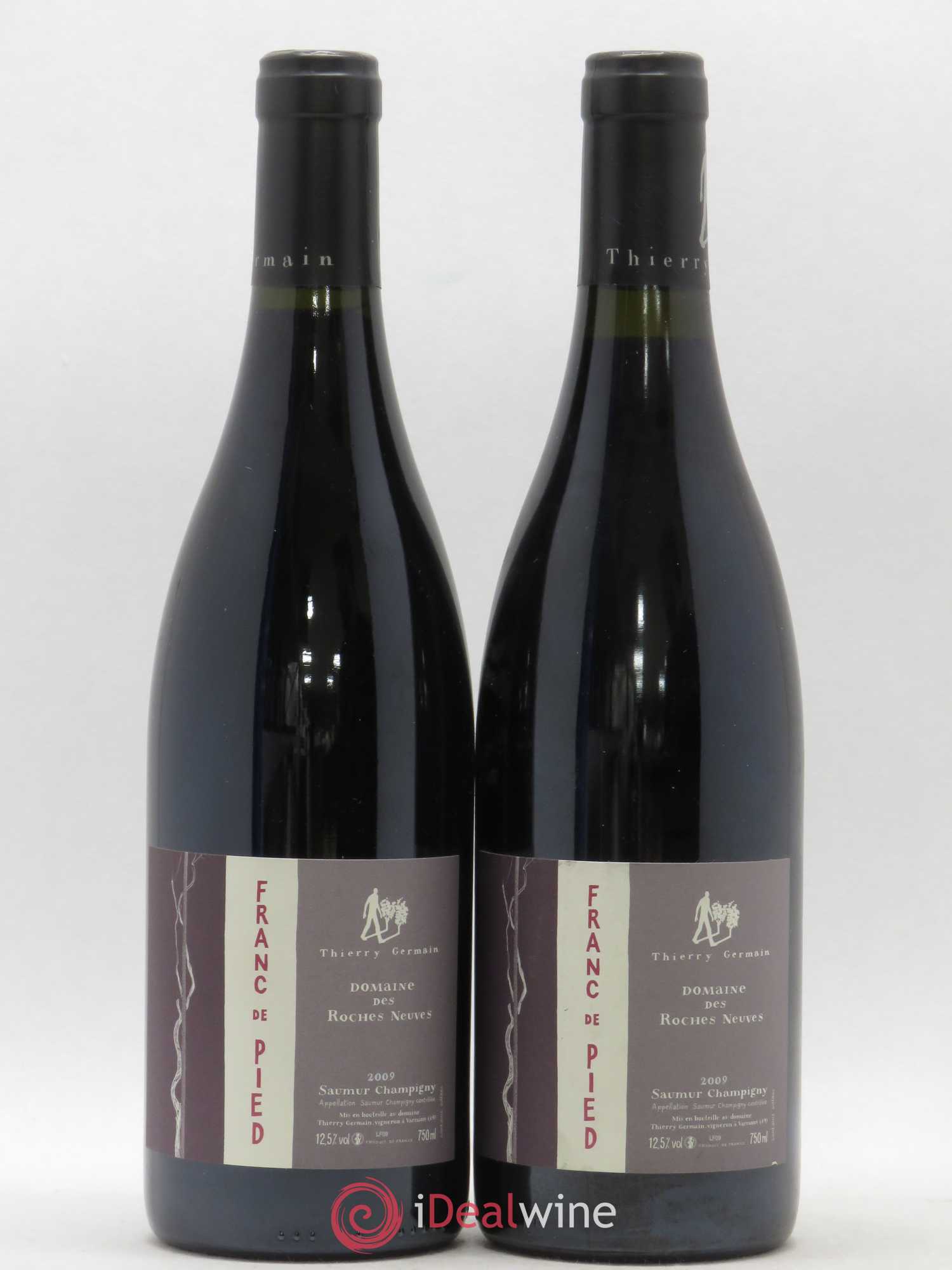 Saumur-Champigny Franc de pied Domaine des Roches Neuves - Thierry Germain 2009 - Lot de 2 bouteilles - 0