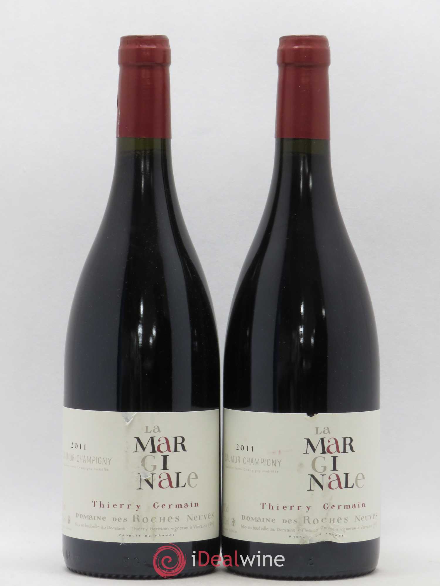 Saumur-Champigny La Marginale Domaine des Roches Neuves - Thierry Germain 2011 - Lot de 2 bouteilles - 0