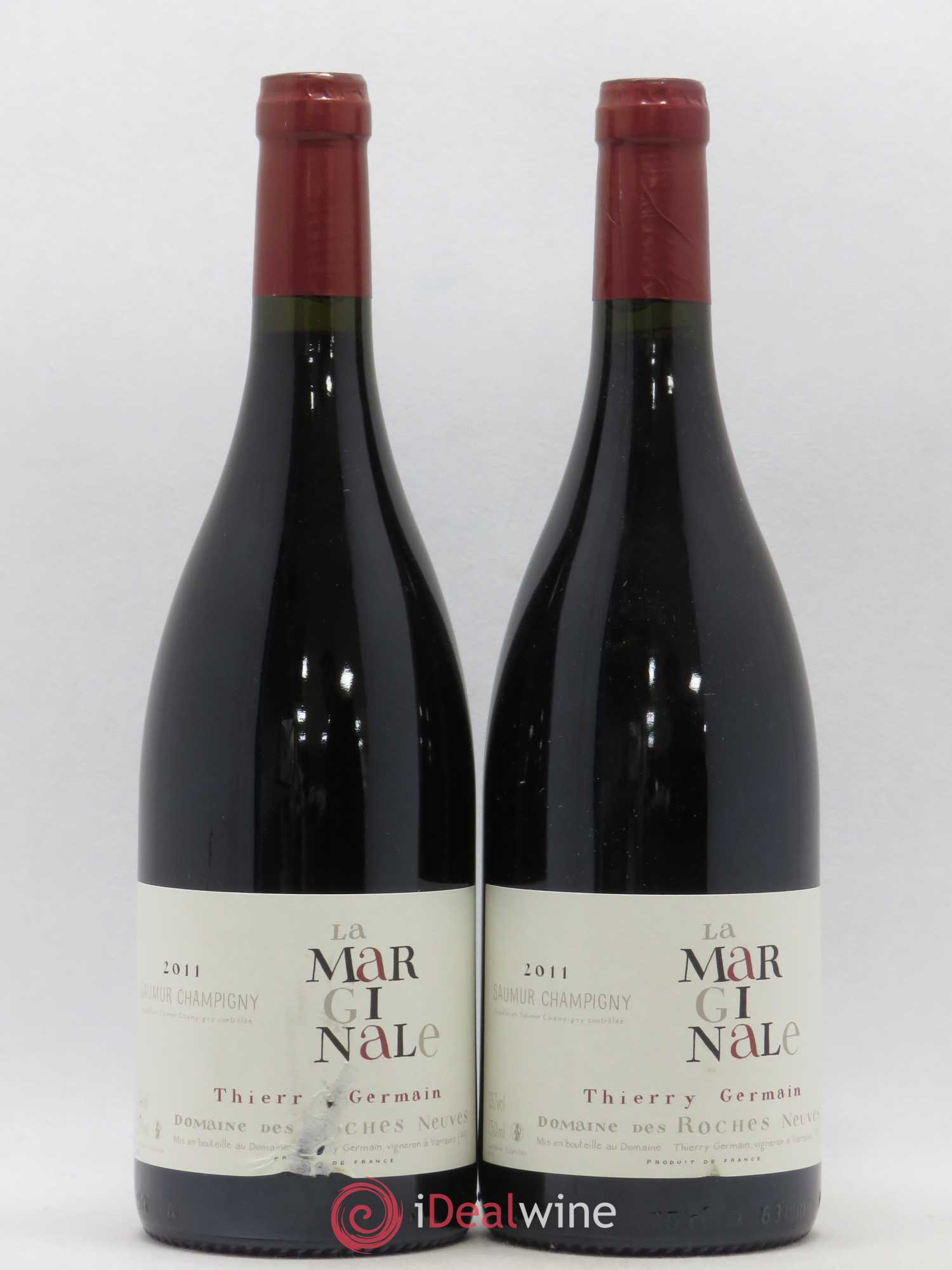 Saumur-Champigny La Marginale Domaine des Roches Neuves - Thierry Germain 2011 - Lot de 2 bouteilles - 0