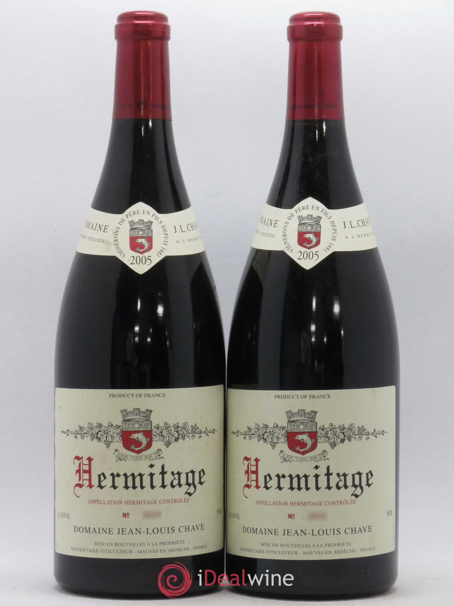 Hermitage Jean-Louis Chave 2005 - Lot de 2 magnums - 0