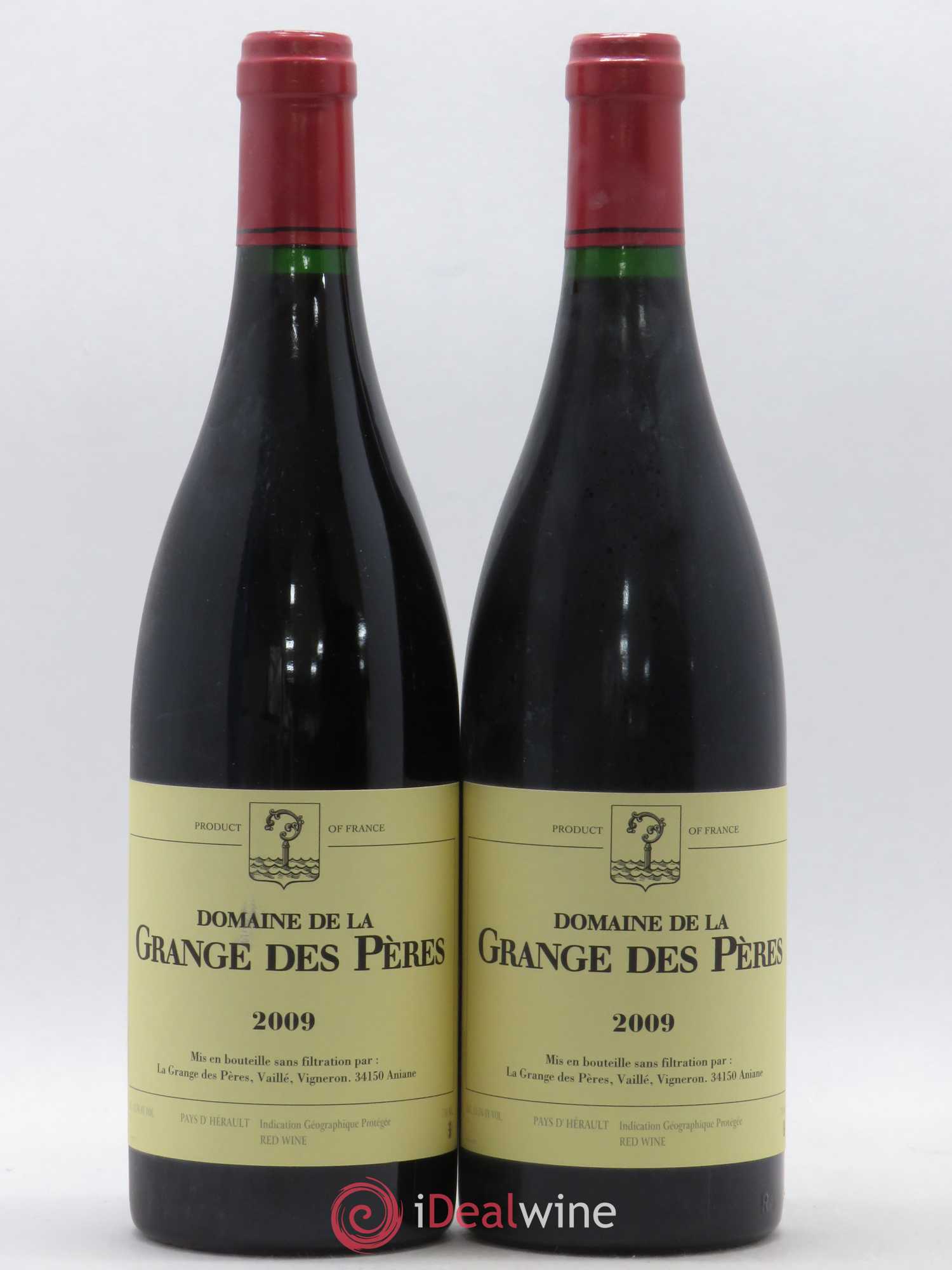Pays d'Hérault Grange des Pères Laurent Vaillé 2009 - Lot de 2 bouteilles - 0