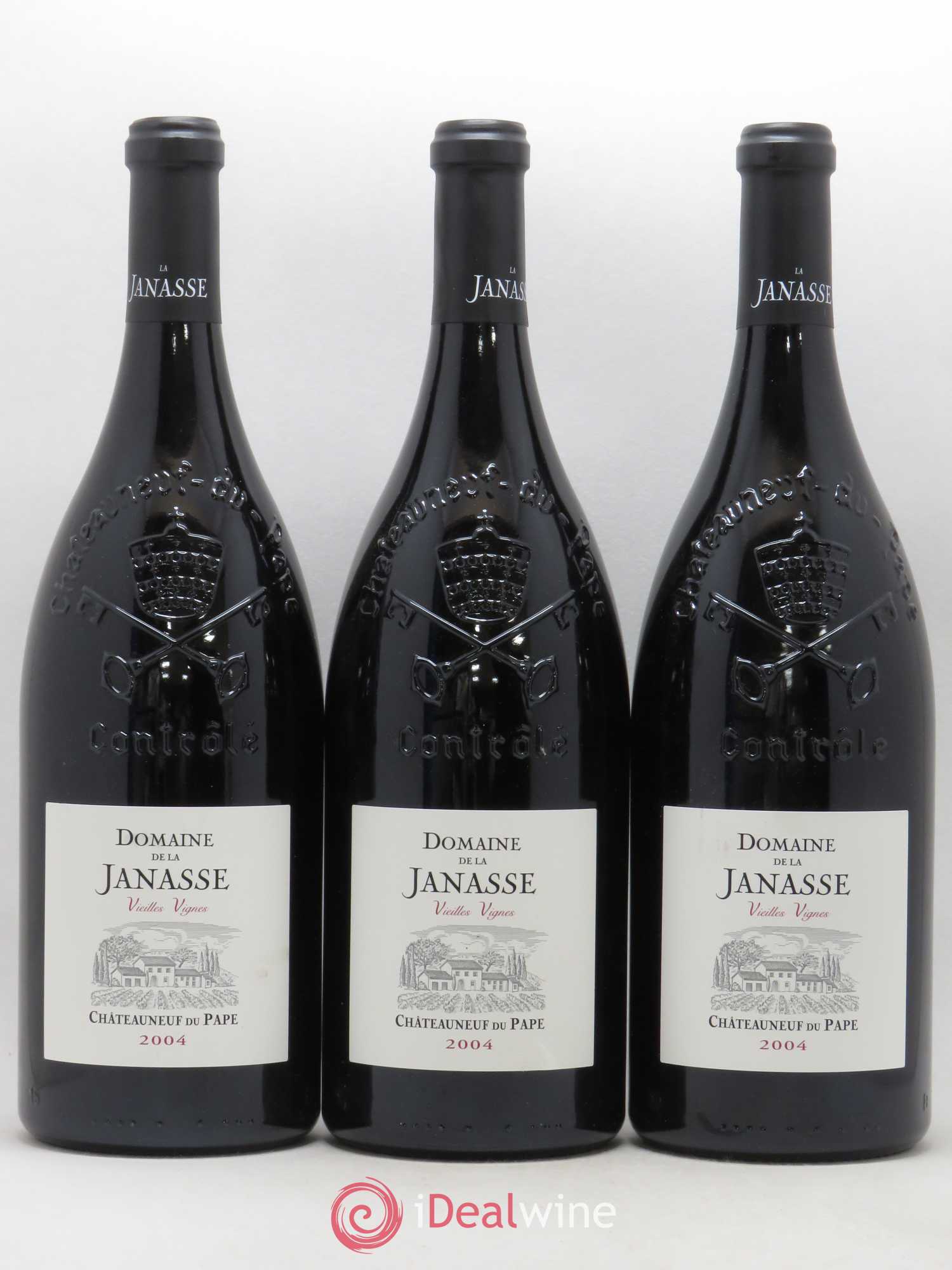 Châteauneuf-du-Pape Cuvée Vieilles Vignes La Janasse (Domaine de) 2004 - Lot de 3 magnums - 0