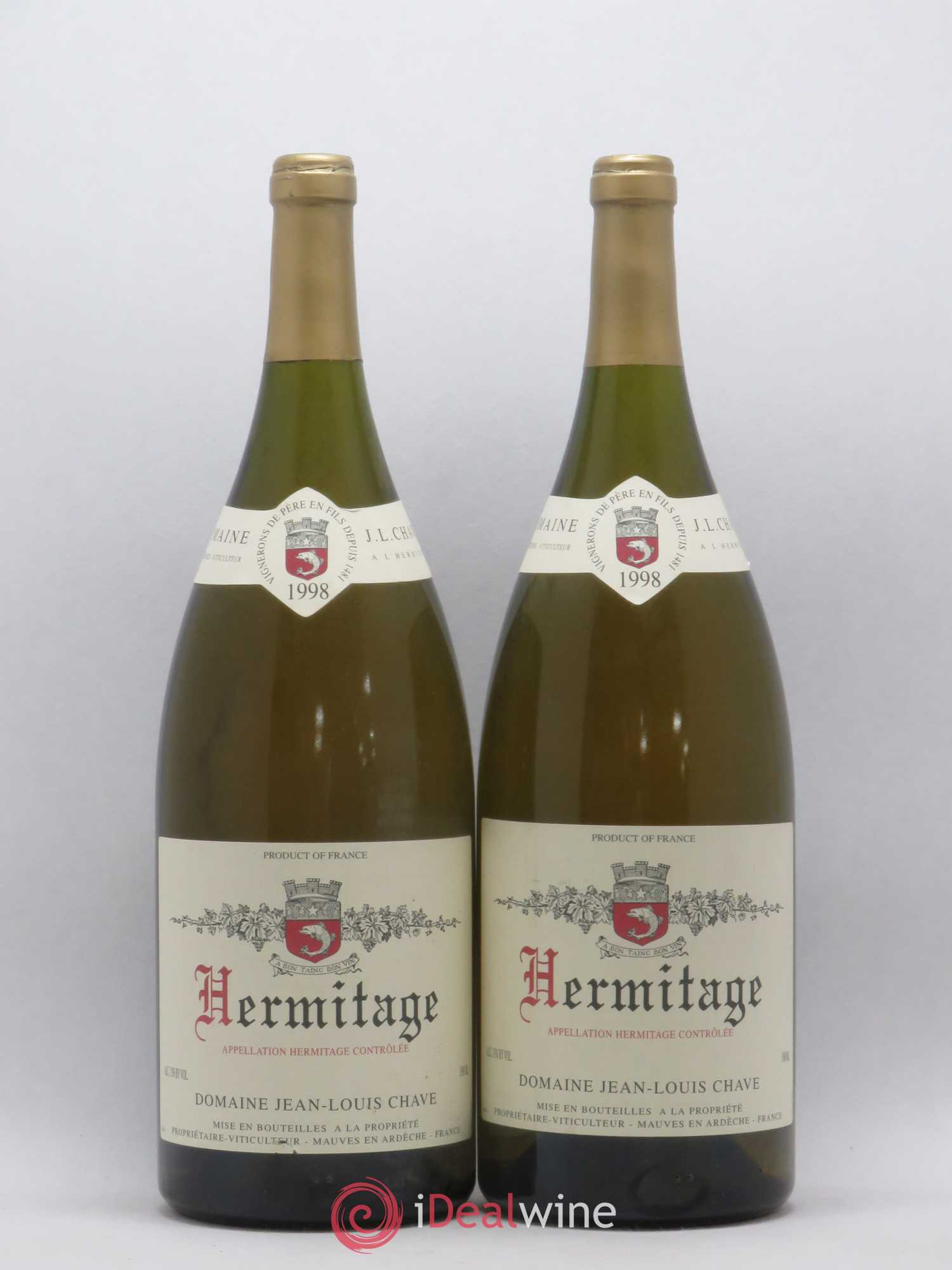 Hermitage Jean-Louis Chave 1998 - Lot de 2 magnums - 0