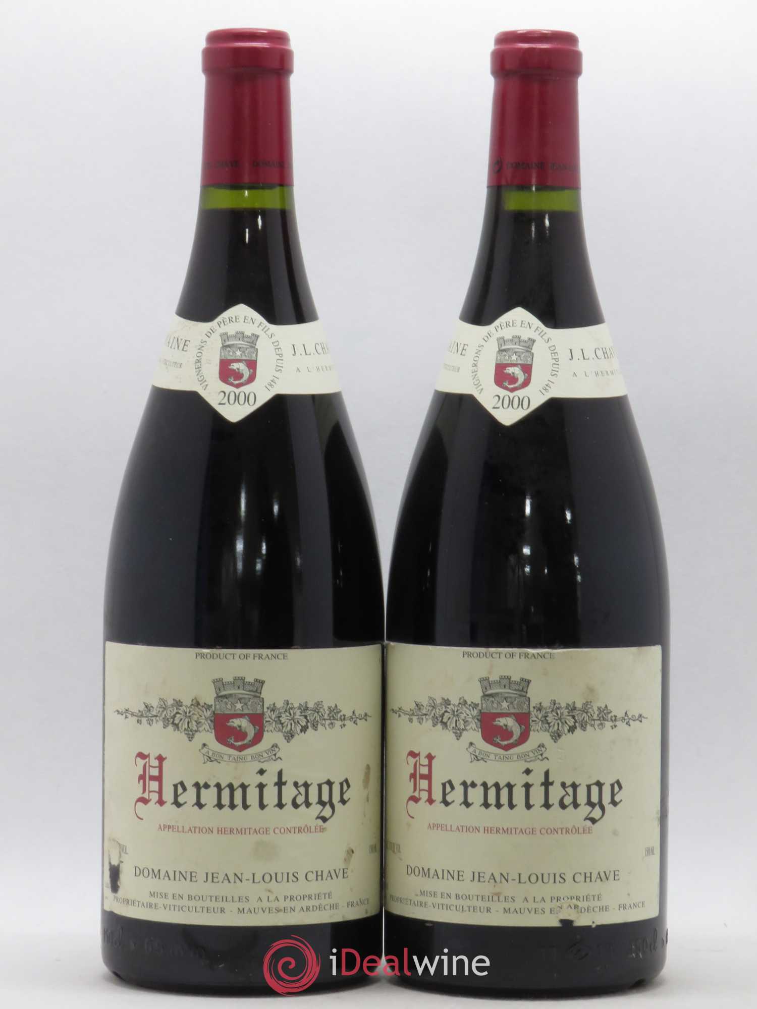 Hermitage Jean-Louis Chave 2000 - Lot de 2 magnums - 0
