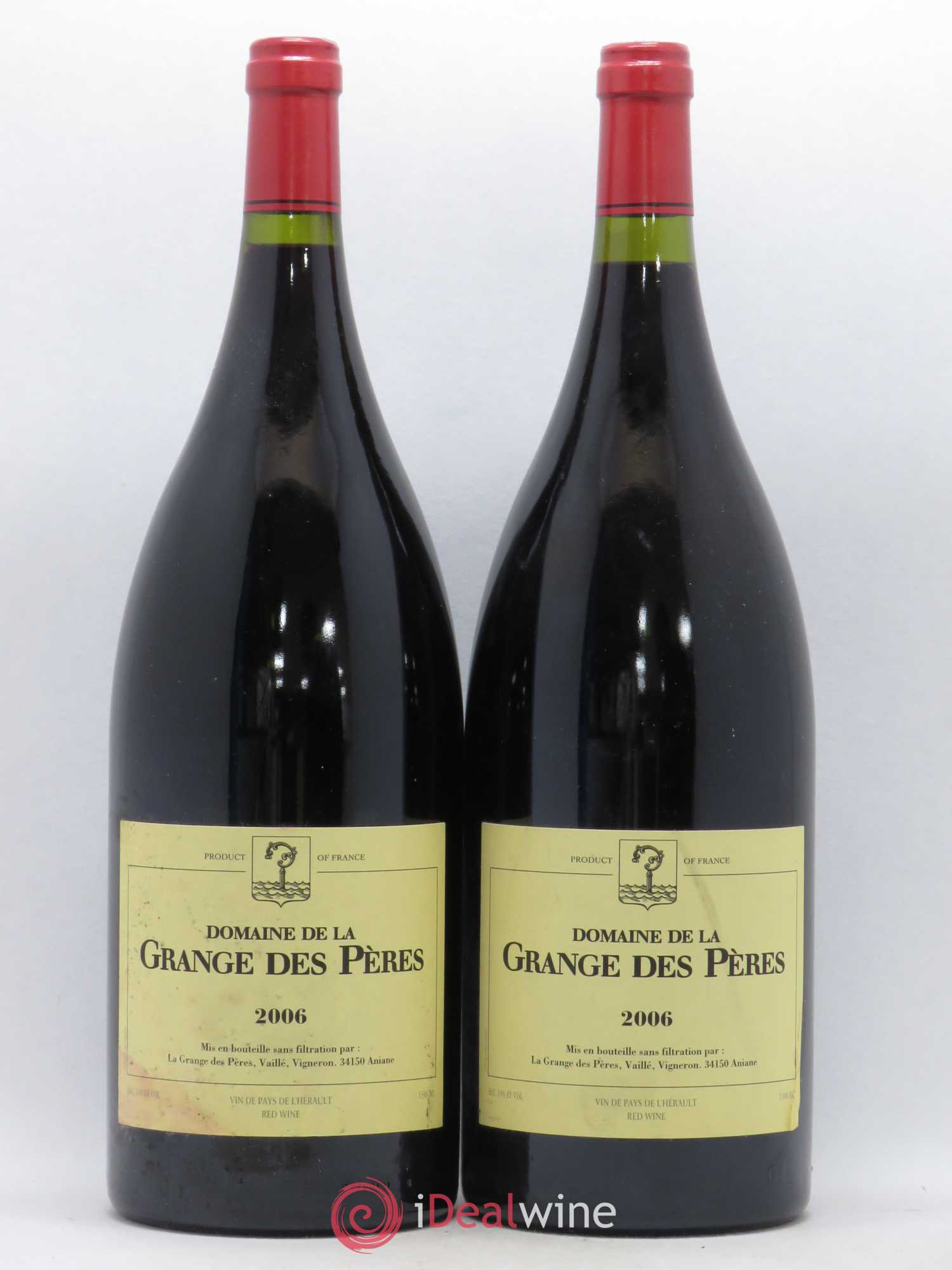 Pays d'Hérault Grange des Pères Laurent Vaillé 2006 - Lot de 2 magnums - 0