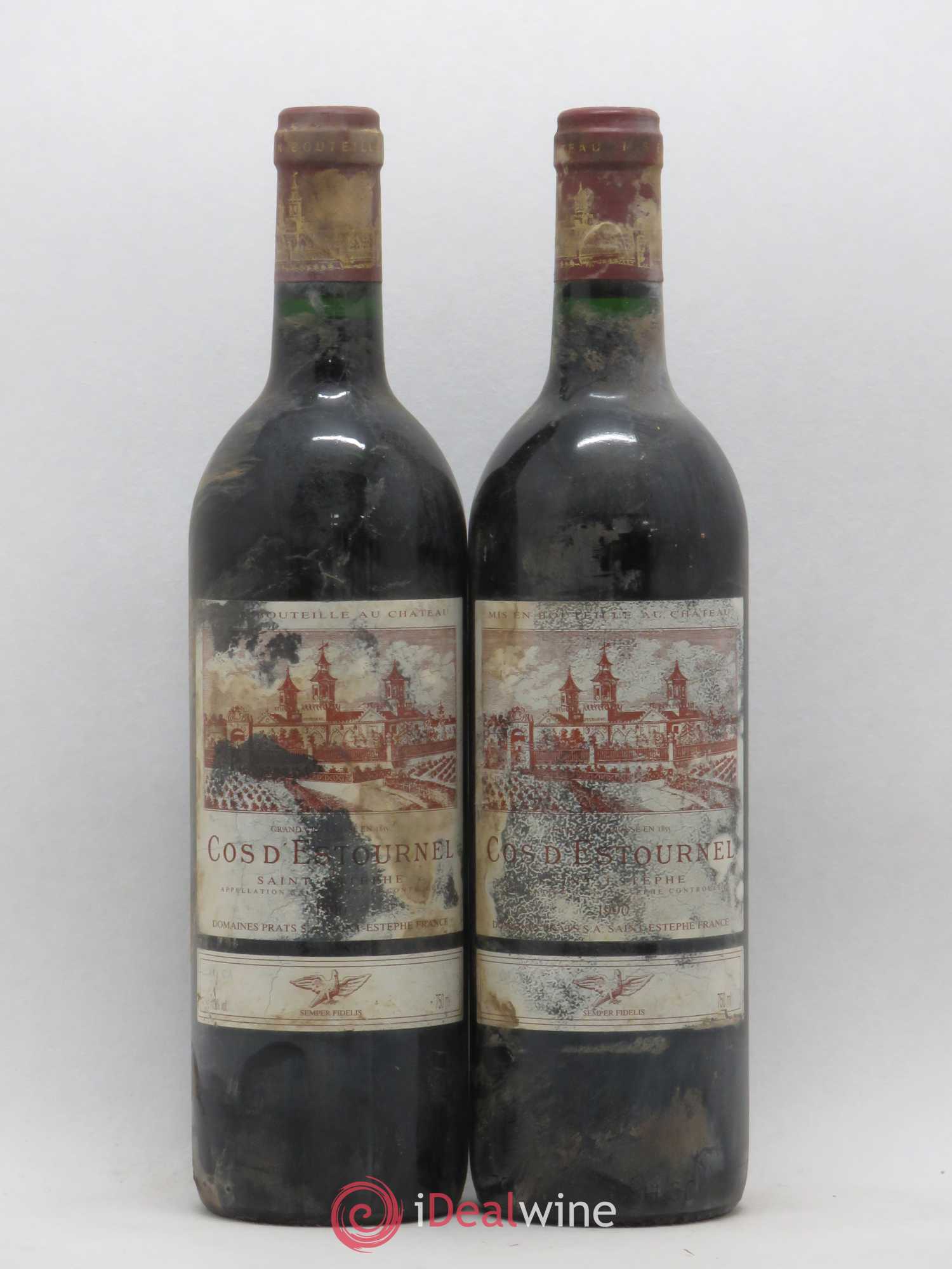 Cos d'Estournel 2ème Grand Cru Classé 1990 - Lot de 2 bouteilles - 0