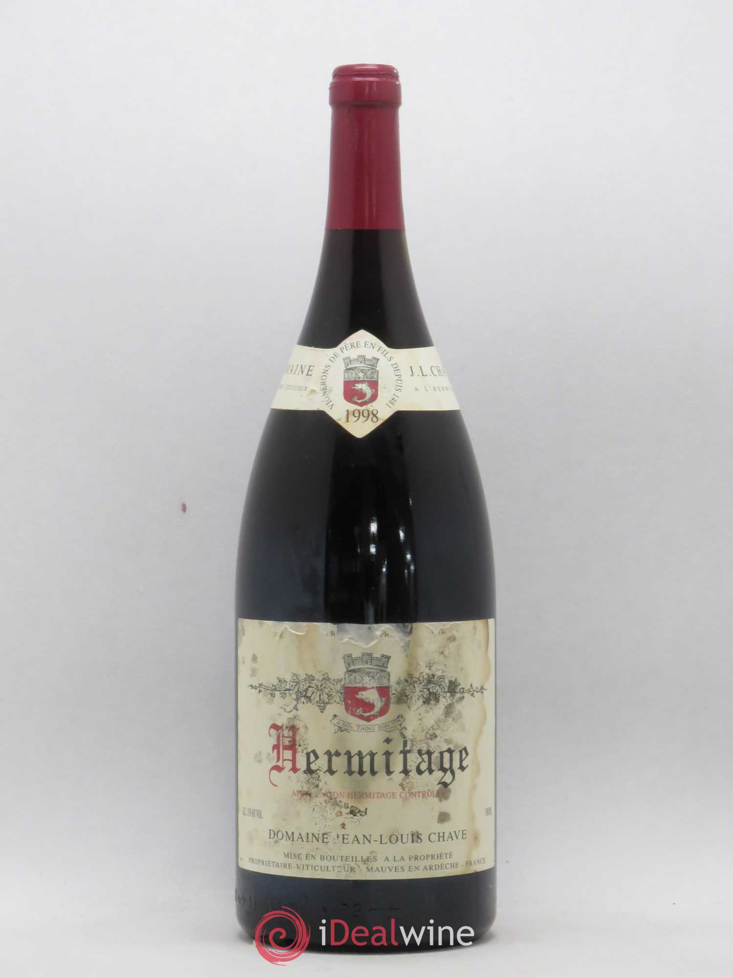 Hermitage Jean-Louis Chave 1998 - Lot de 1 magnum - 0
