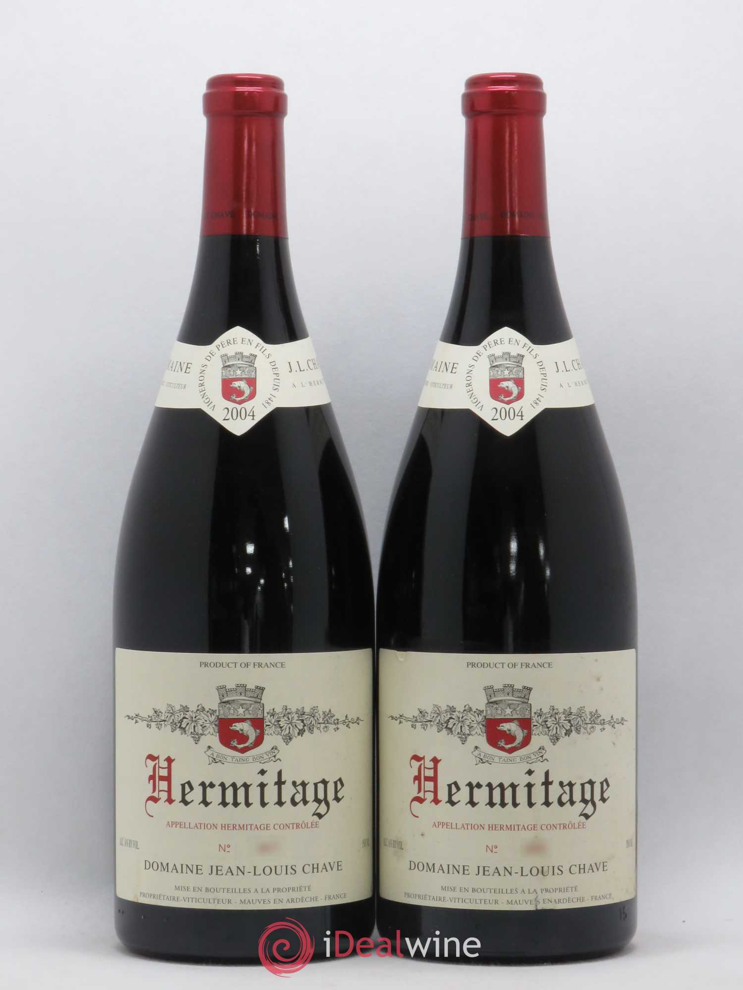 Hermitage Jean-Louis Chave 2004 - Lot de 2 magnums - 0