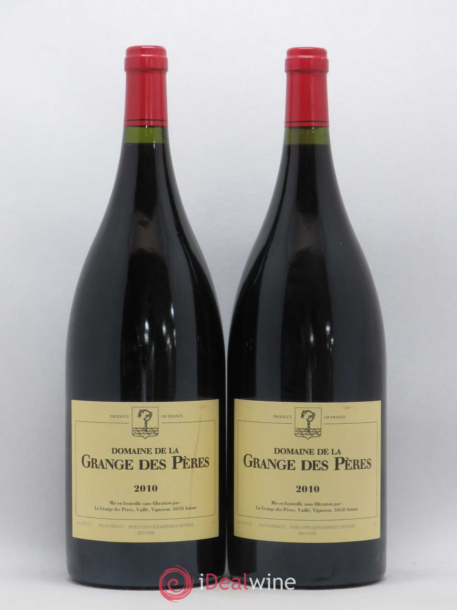 Pays d'Hérault Grange des Pères Laurent Vaillé 2010 - Lot de 2 magnums - 0