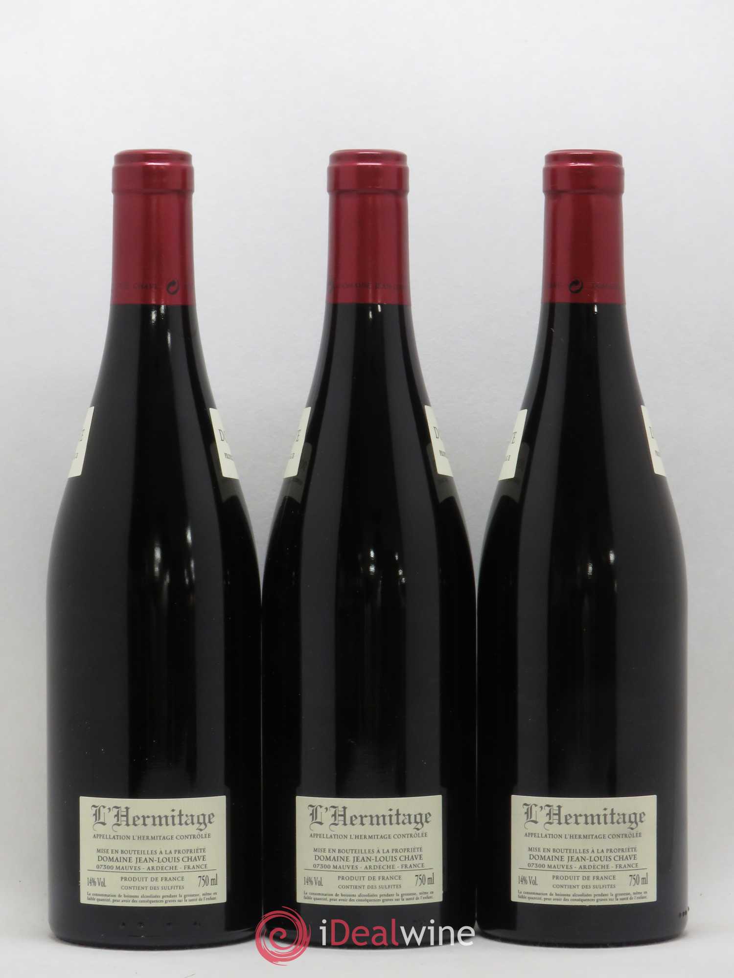 Hermitage Jean-Louis Chave 2012 - Lot de 3 bouteilles - 1