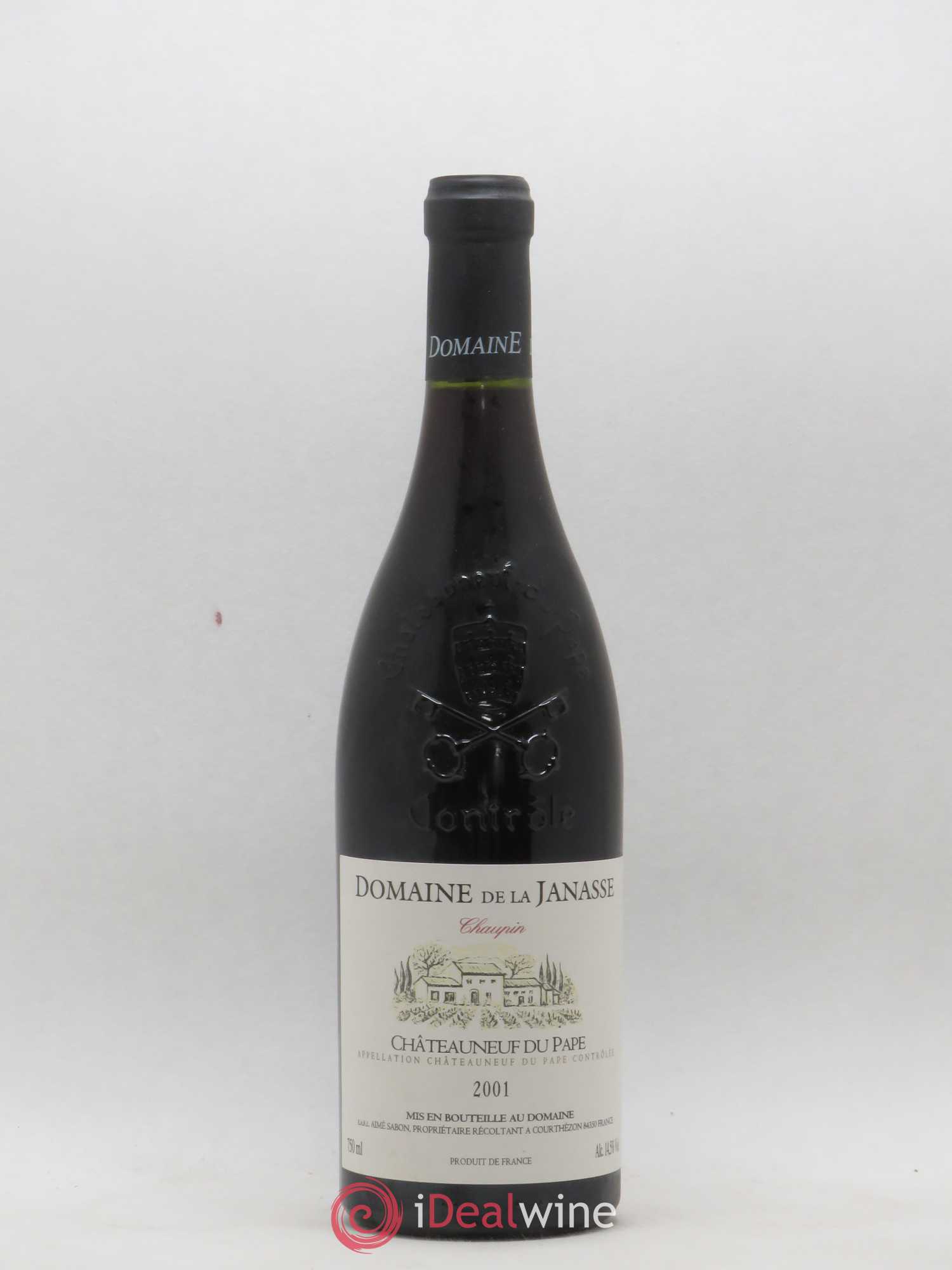 Châteauneuf-du-Pape Cuvée Chaupin La Janasse (Domaine de) 2001 - Lot de 1 bouteille - 0