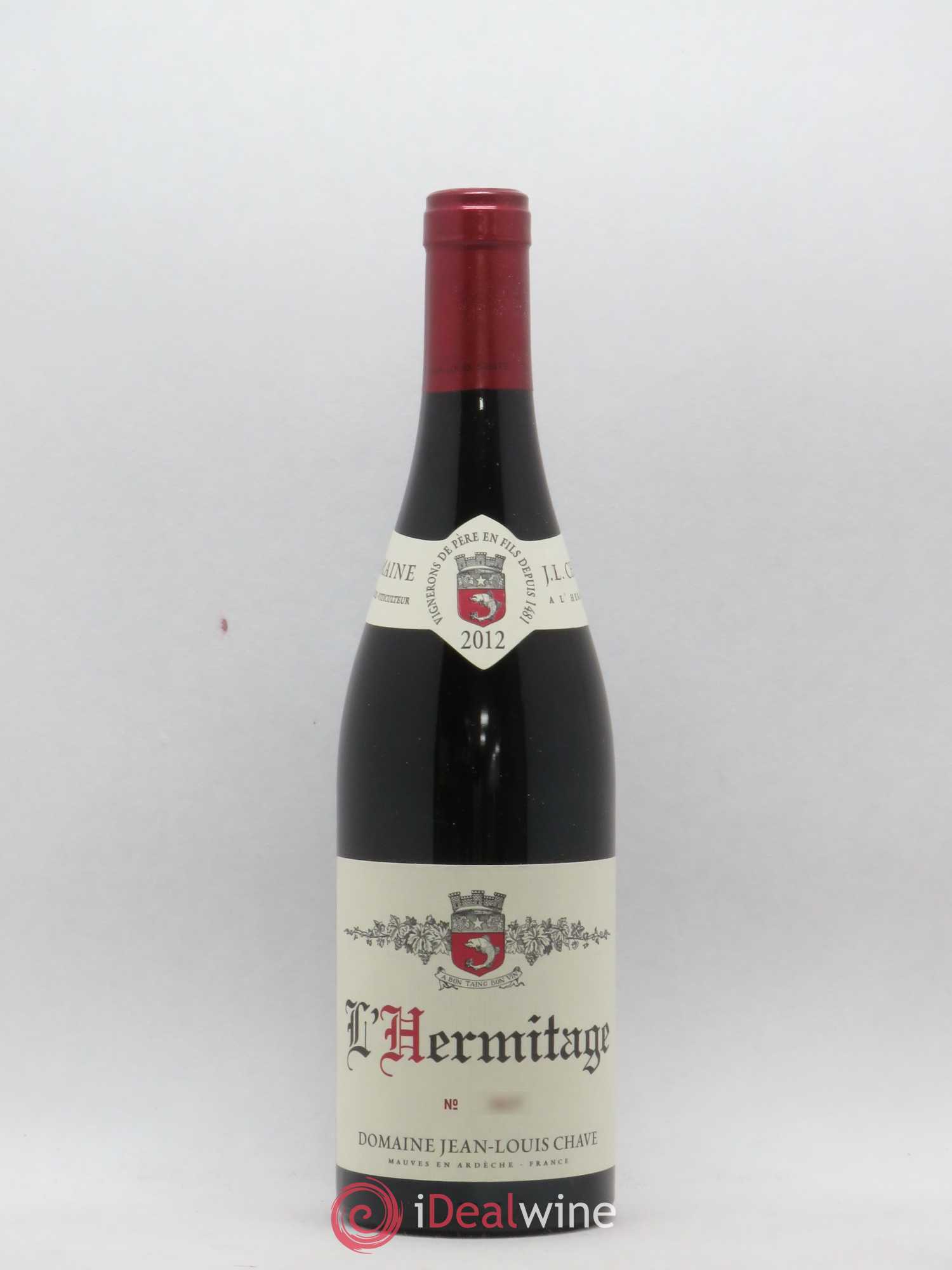 Hermitage Jean-Louis Chave 2012 - Lot de 1 bouteille - 0