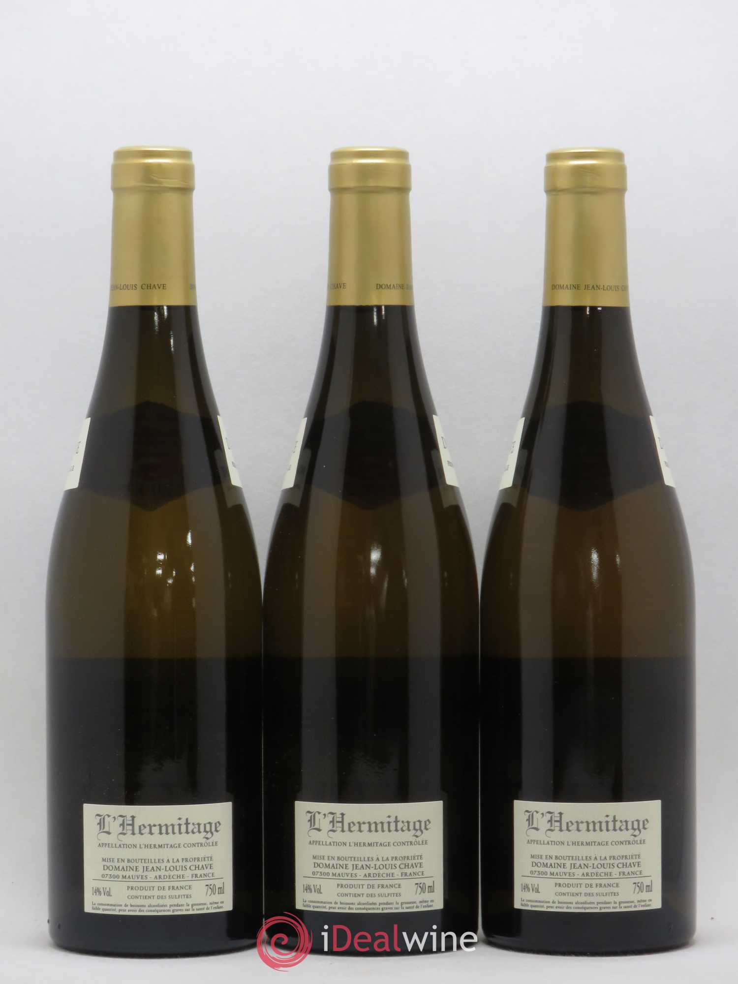 Hermitage Jean-Louis Chave 2012 - Lot de 3 bouteilles - 1