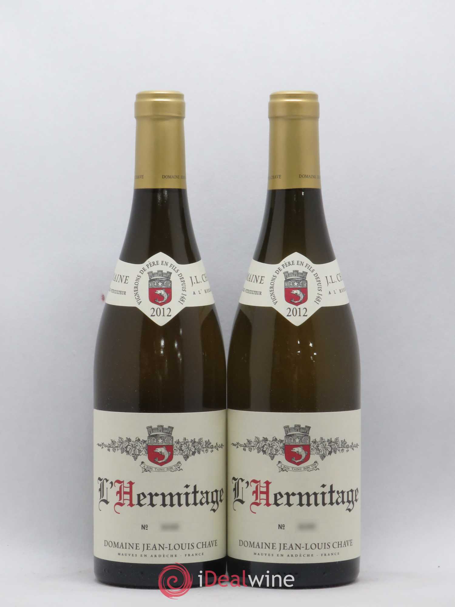 Hermitage Jean-Louis Chave 2012 - Lot de 2 bouteilles - 0