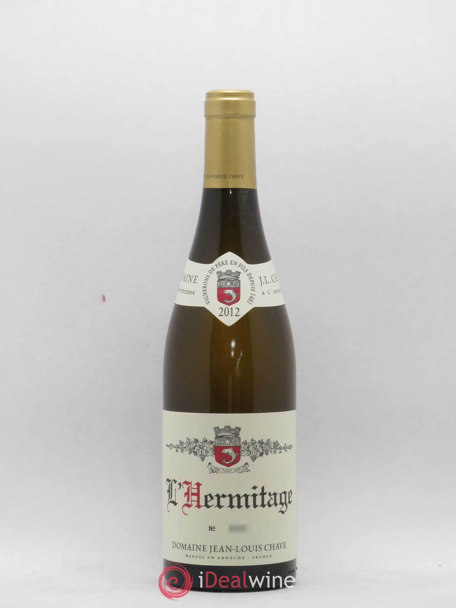 Hermitage Jean-Louis Chave 2012 - Lot de 1 bouteille - 0