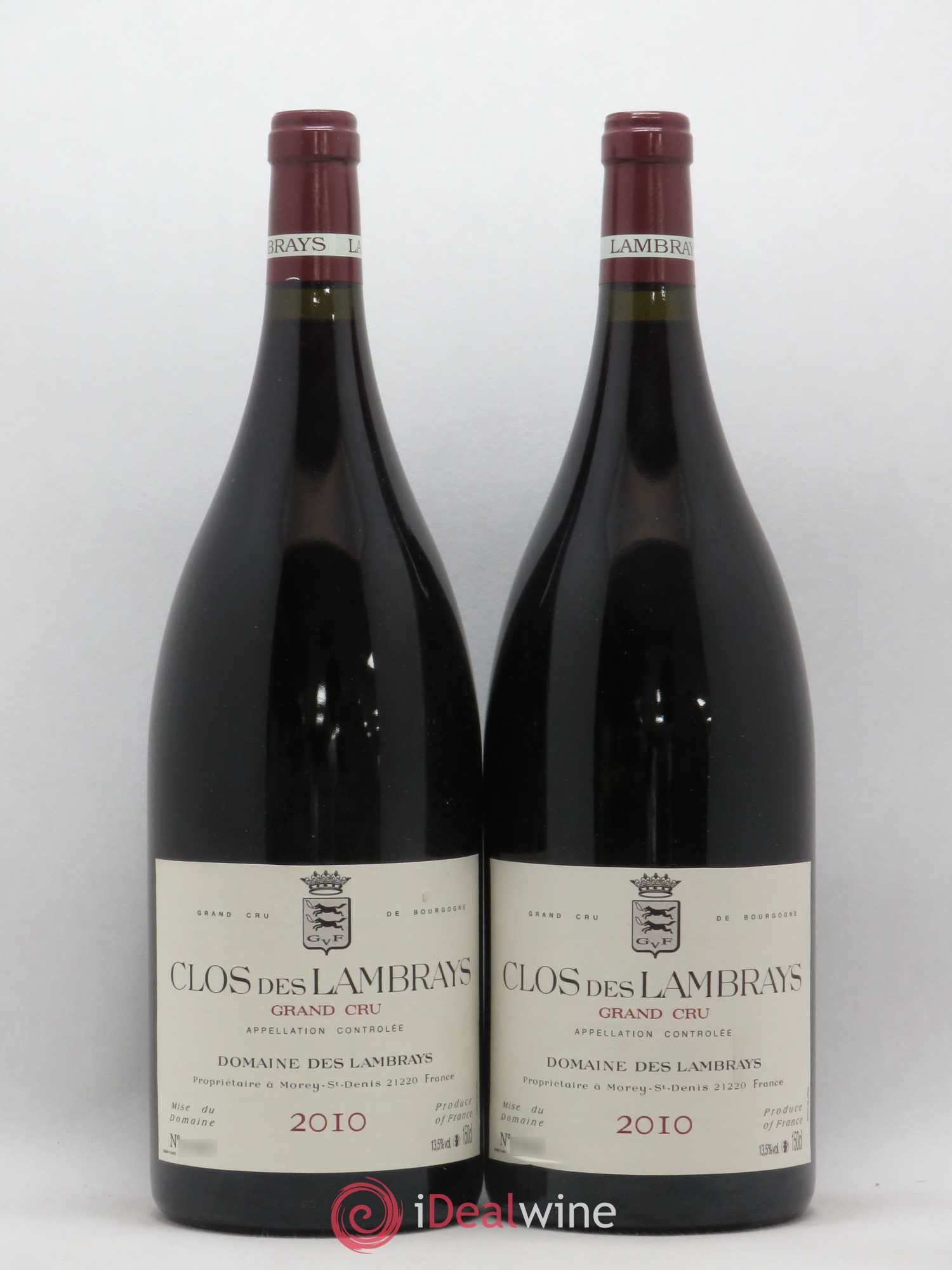 Clos des Lambrays Grand Cru Domaine des Lambrays 2010 - Lot de 2 magnums - 0