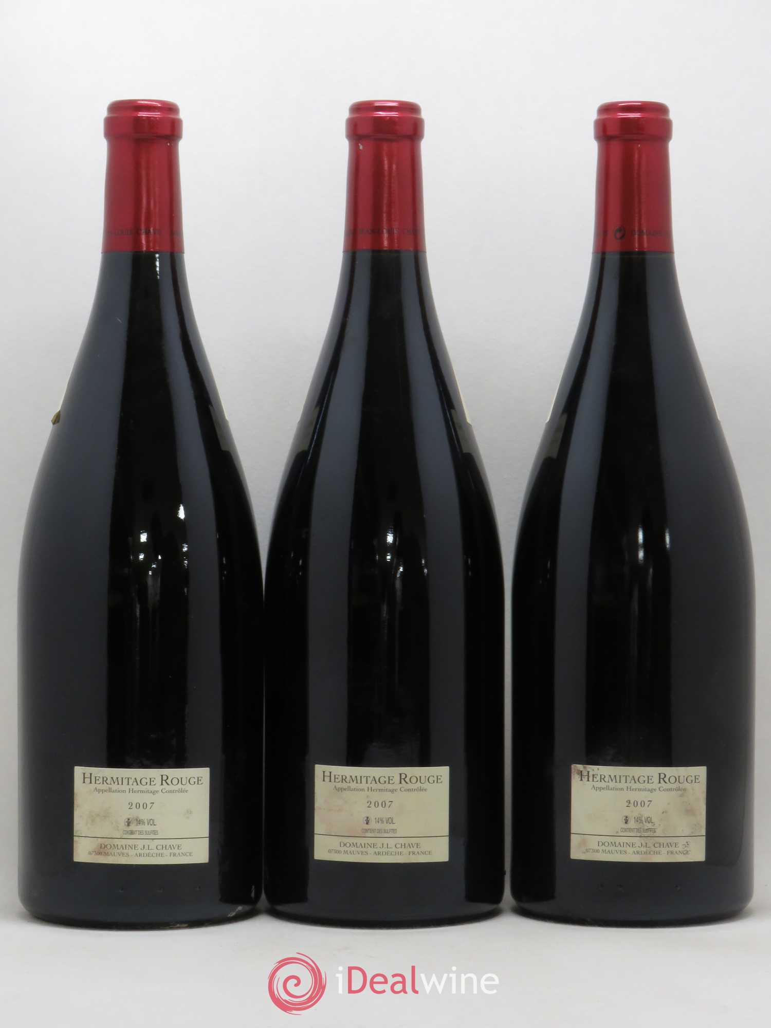 Hermitage Jean-Louis Chave 2007 - Lot de 3 magnums - 1