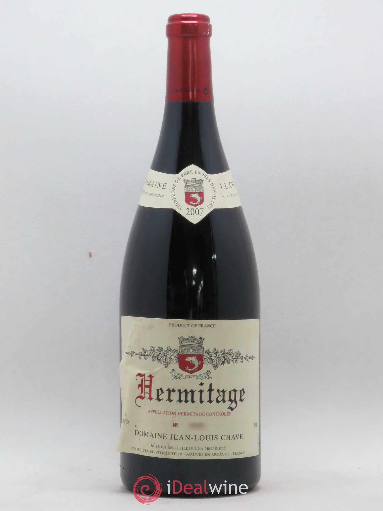 Hermitage Jean-Louis Chave 2007 - Lot de 1 magnum - 0