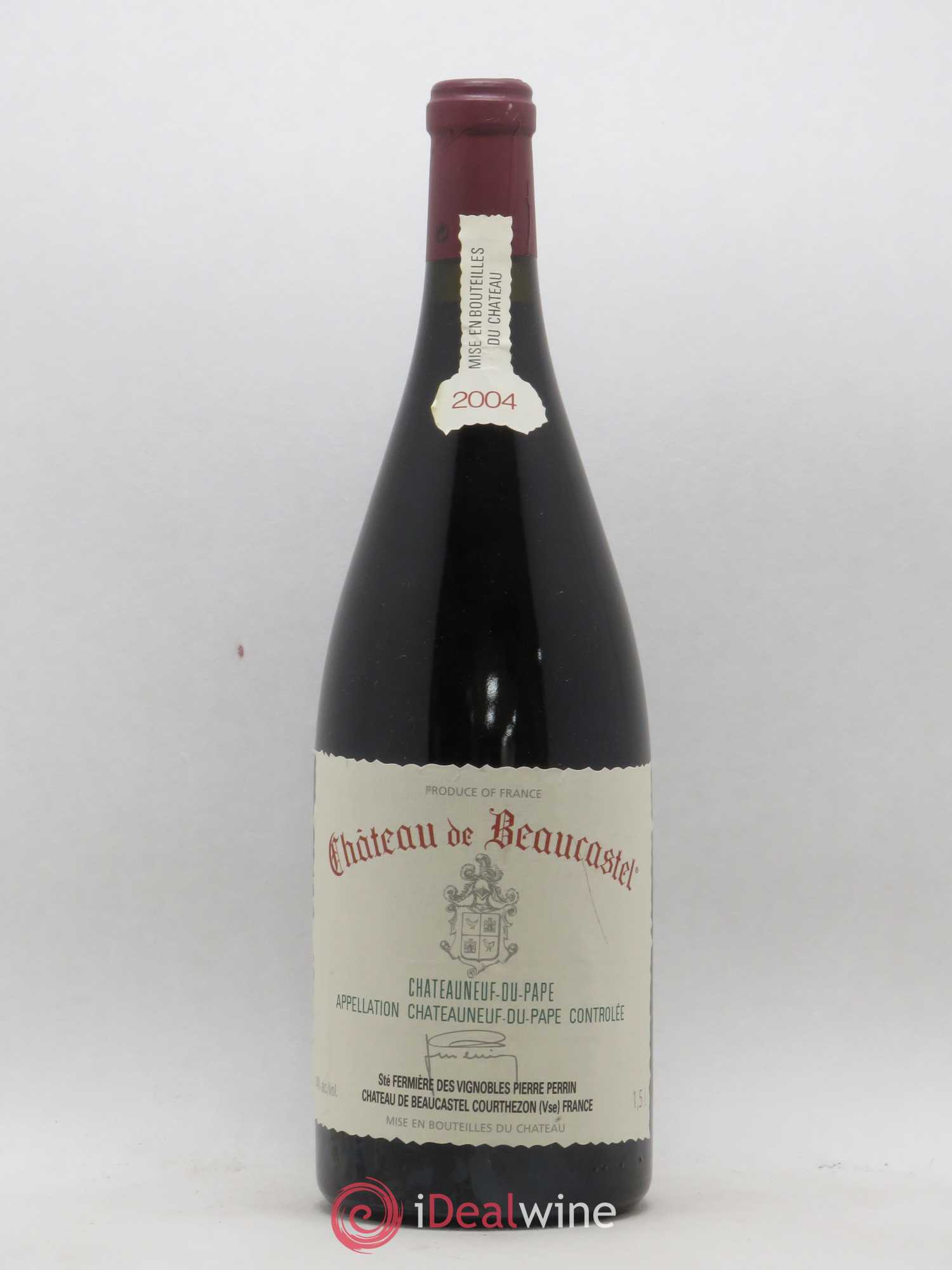 Châteauneuf-du-Pape Château de Beaucastel Famille Perrin 2004 - Lot de 1 magnum - 0