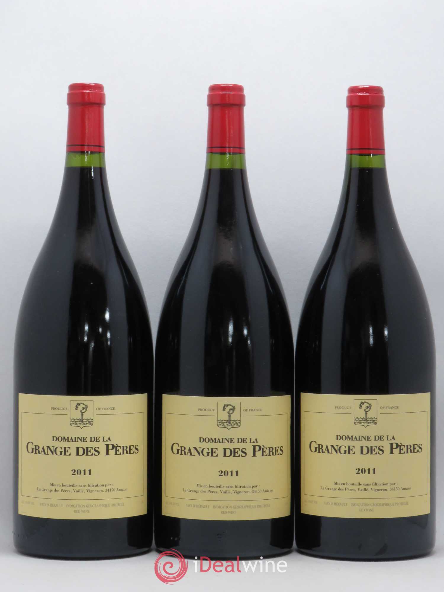 Pays d'Hérault Grange des Pères Laurent Vaillé 2011 - Lot de 3 magnums - 0