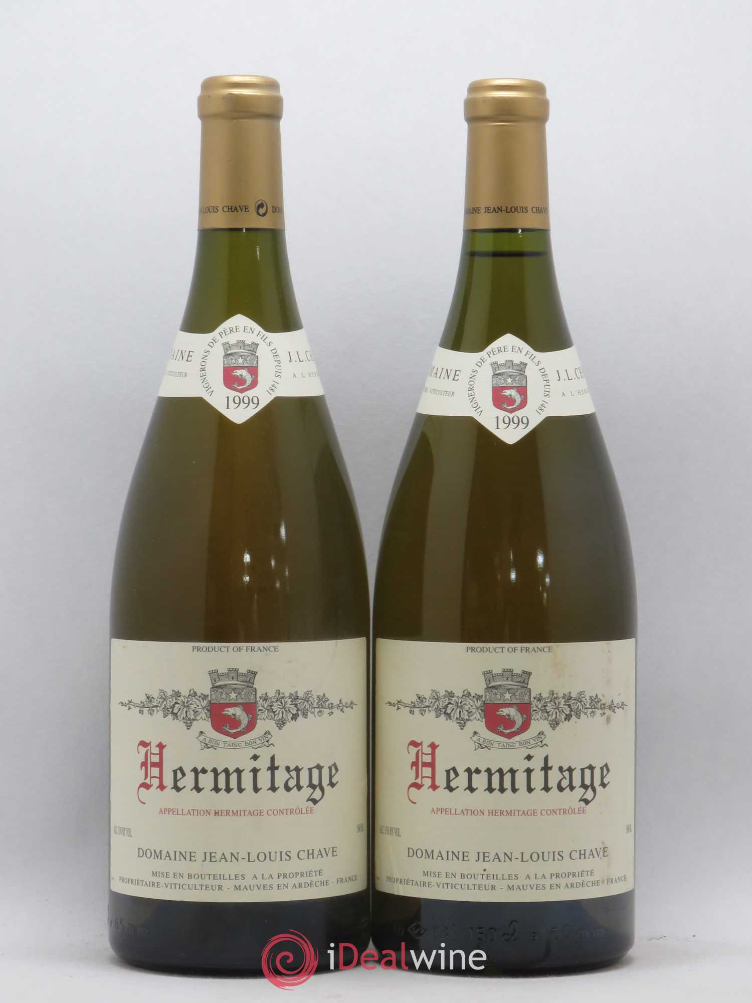 Hermitage Jean-Louis Chave 1999 - Lot de 2 magnums - 0