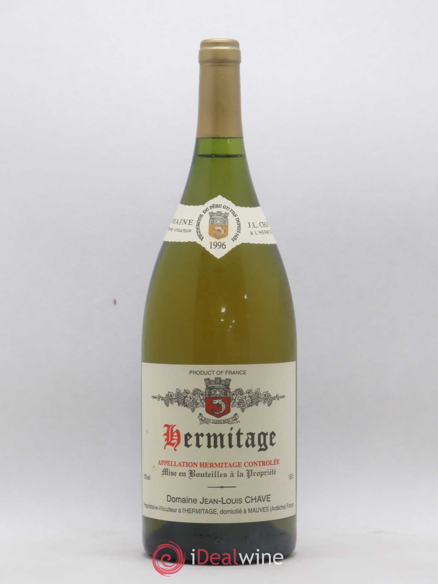 Hermitage Jean-Louis Chave 1996 - Lot de 1 magnum - 0
