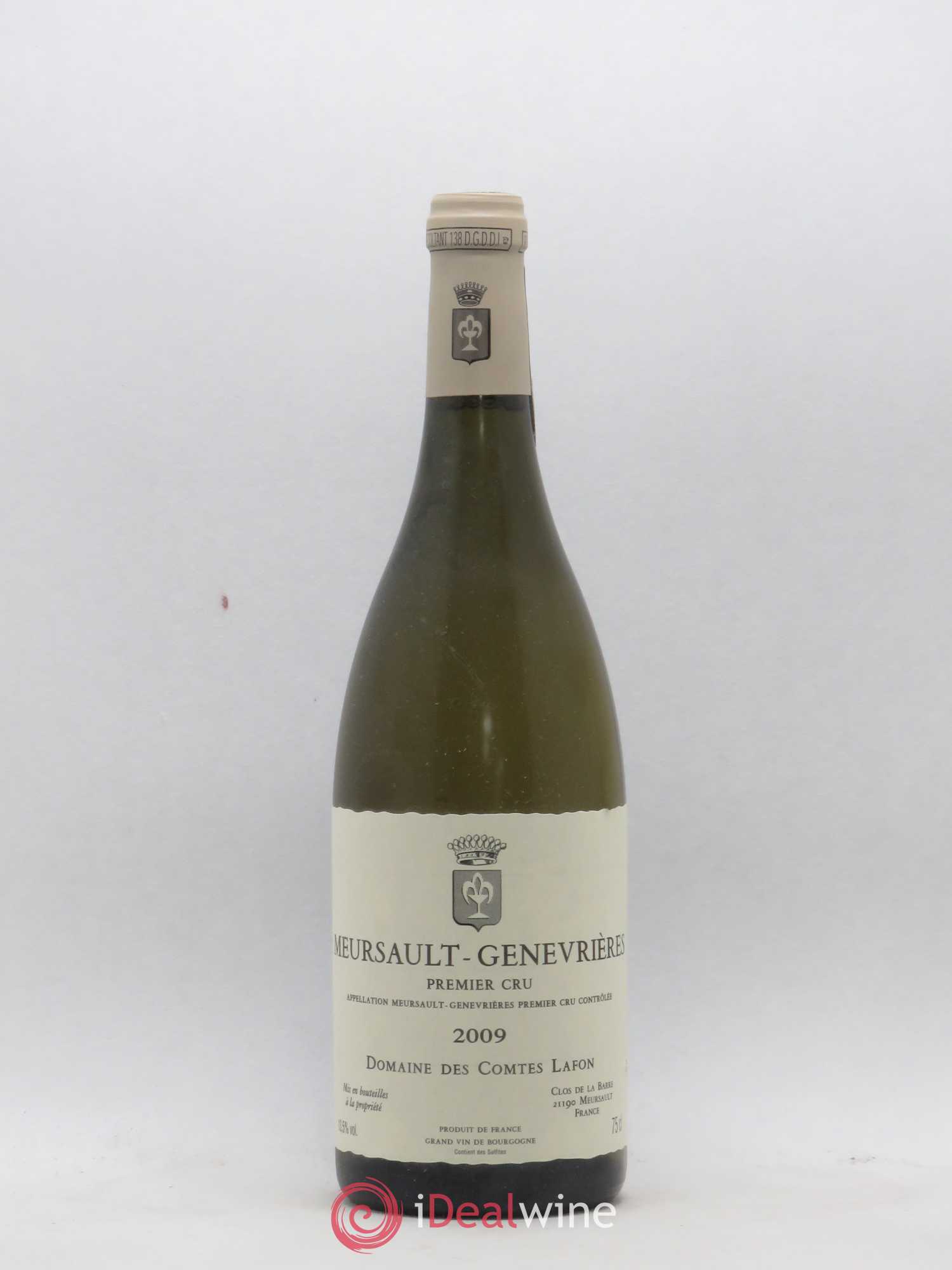 Meursault 1er Cru Genevrières Comtes Lafon (Domaine des) 2009 - Lot de 1 bouteille - 0