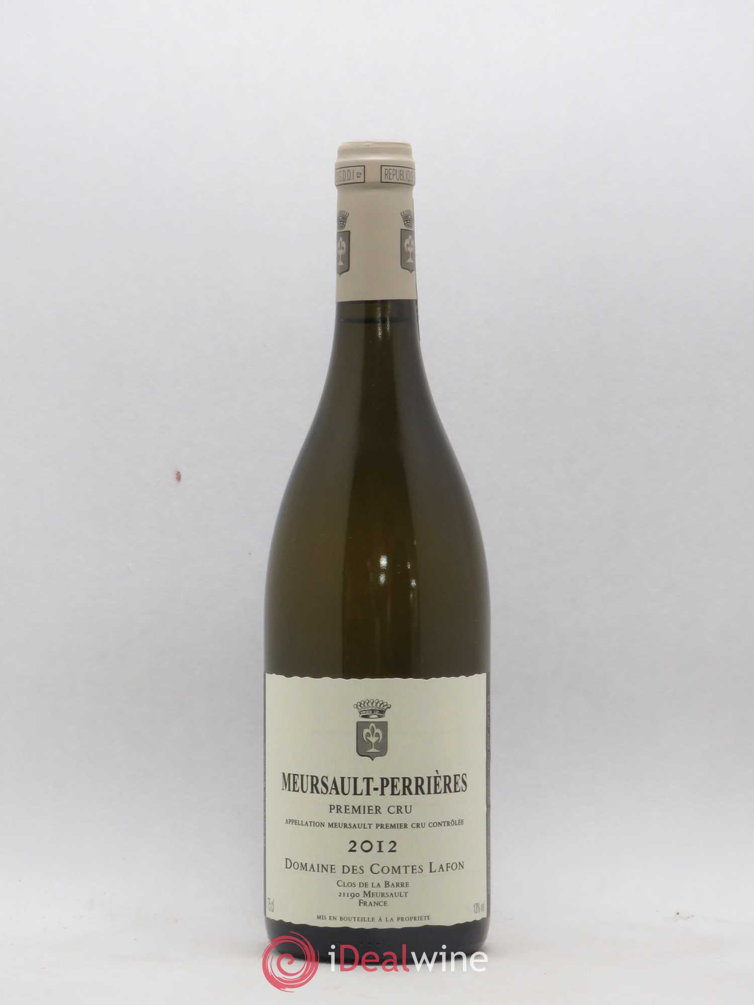Meursault 1er Cru Perrières Comtes Lafon (Domaine des) 2012 - Lot de 1 bouteille - 0