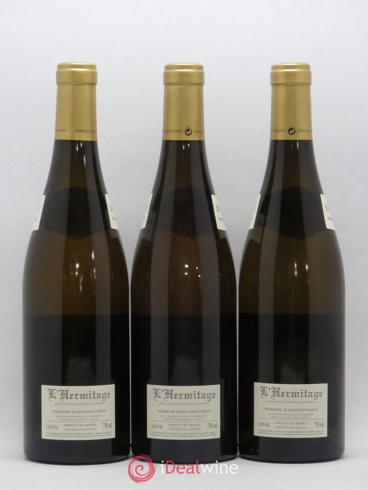 Hermitage Jean-Louis Chave 2010 - Lot de 3 bouteilles - 1