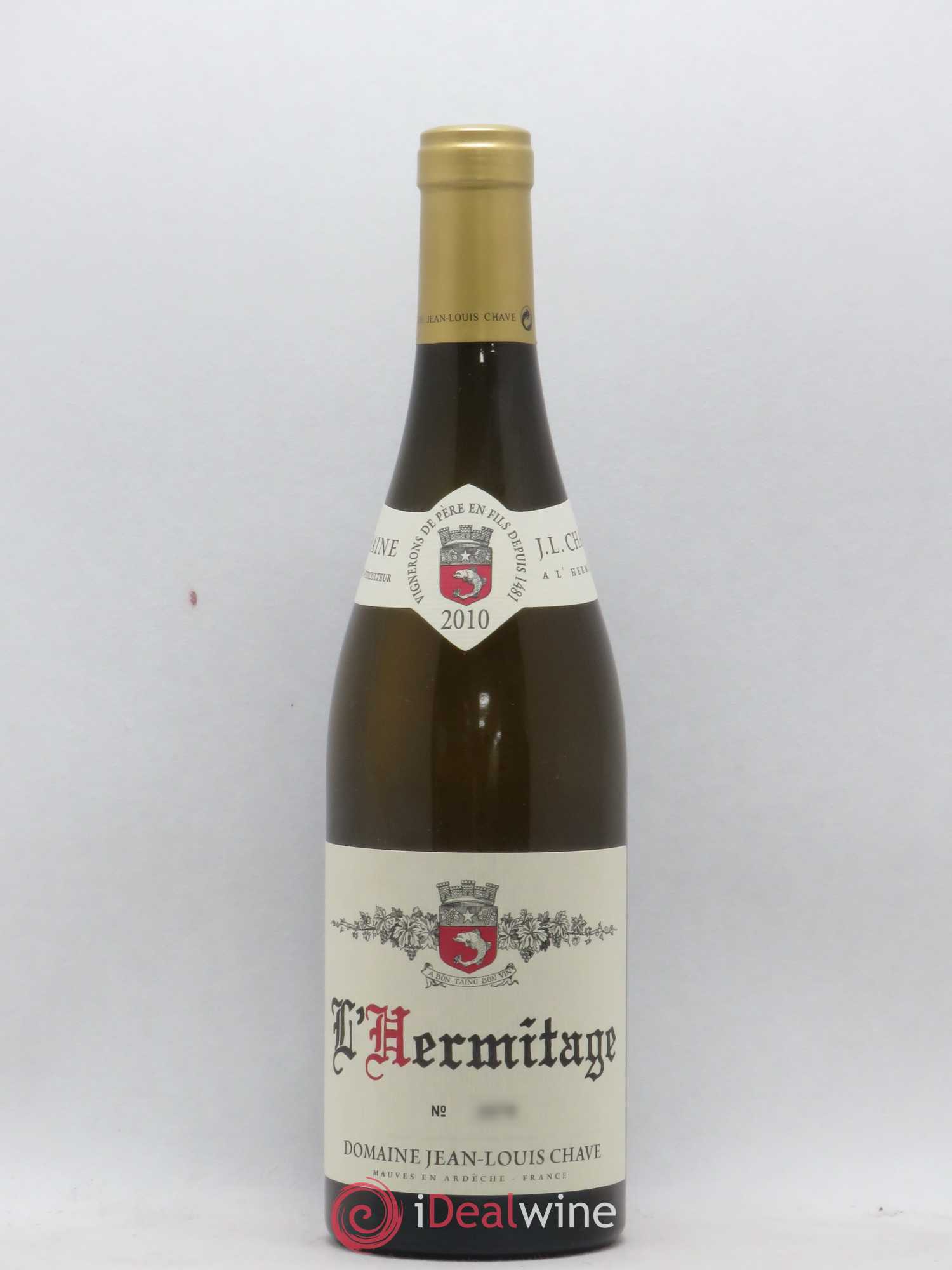 Hermitage Jean-Louis Chave 2010 - Lot de 1 bouteille - 0